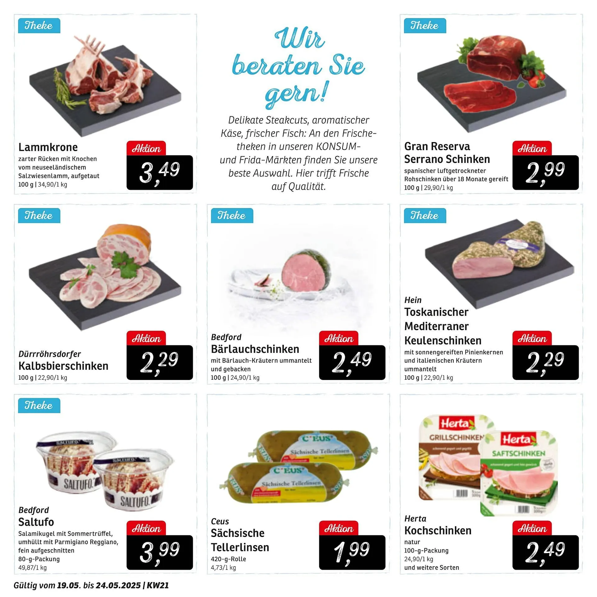 KONSUM Prospekt von 19. Mai bis 24. Mai 2025 - Prospekt seite 4