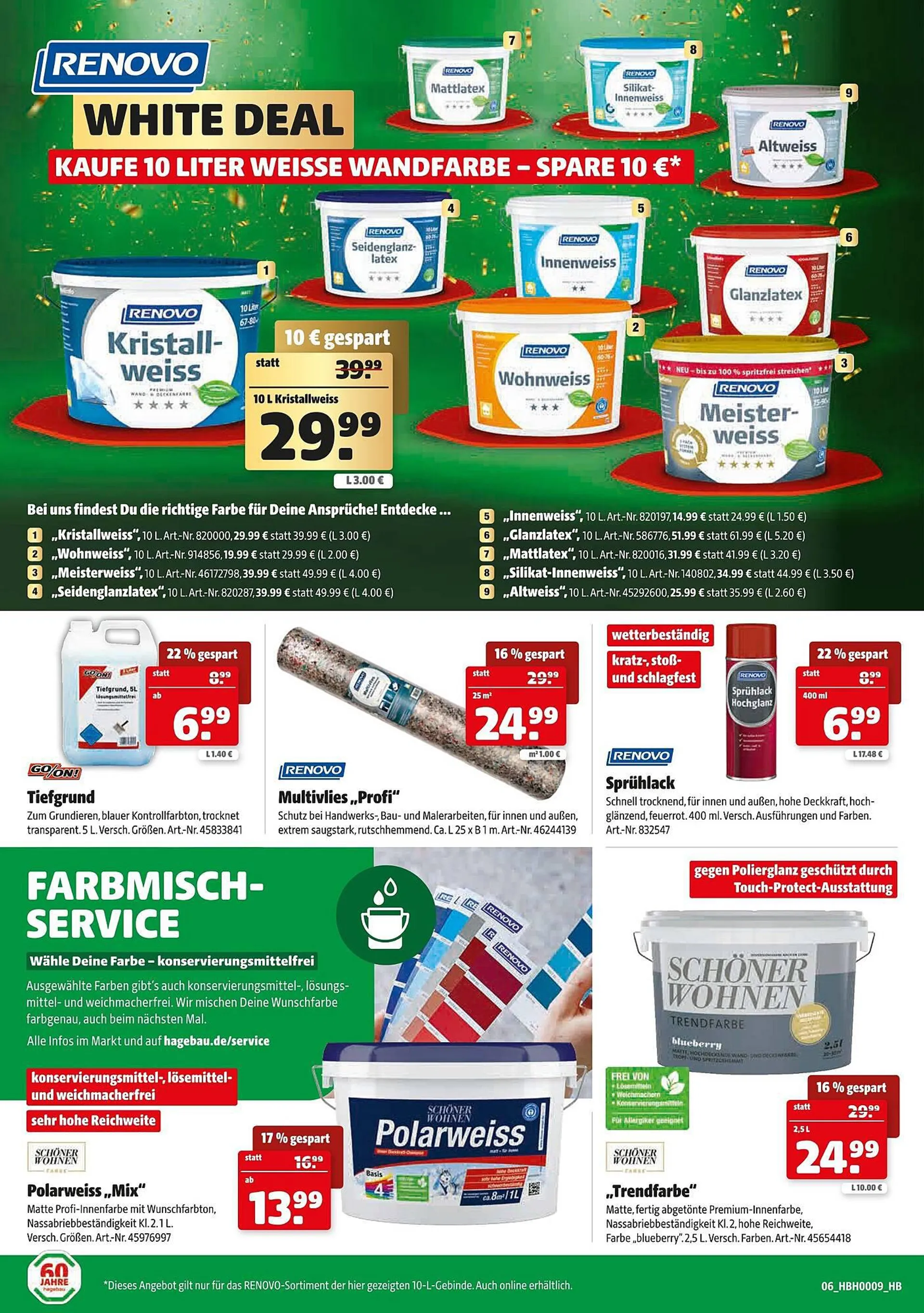 Hagebau Prospekt von 23. Februar bis 2. März 2024 - Prospekt seite 6