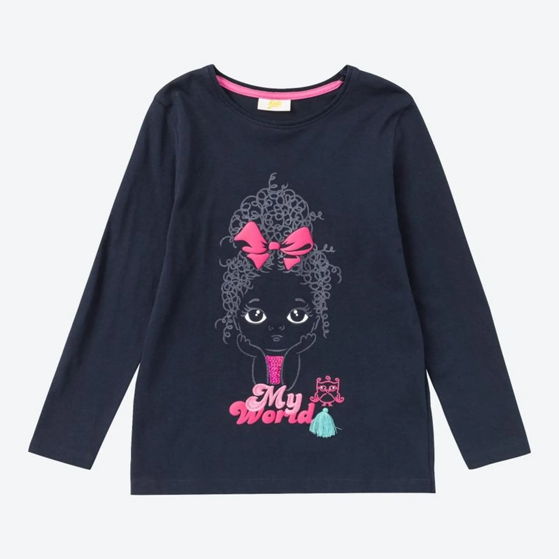 Kinder-Mädchen-Shirt mit Tassel