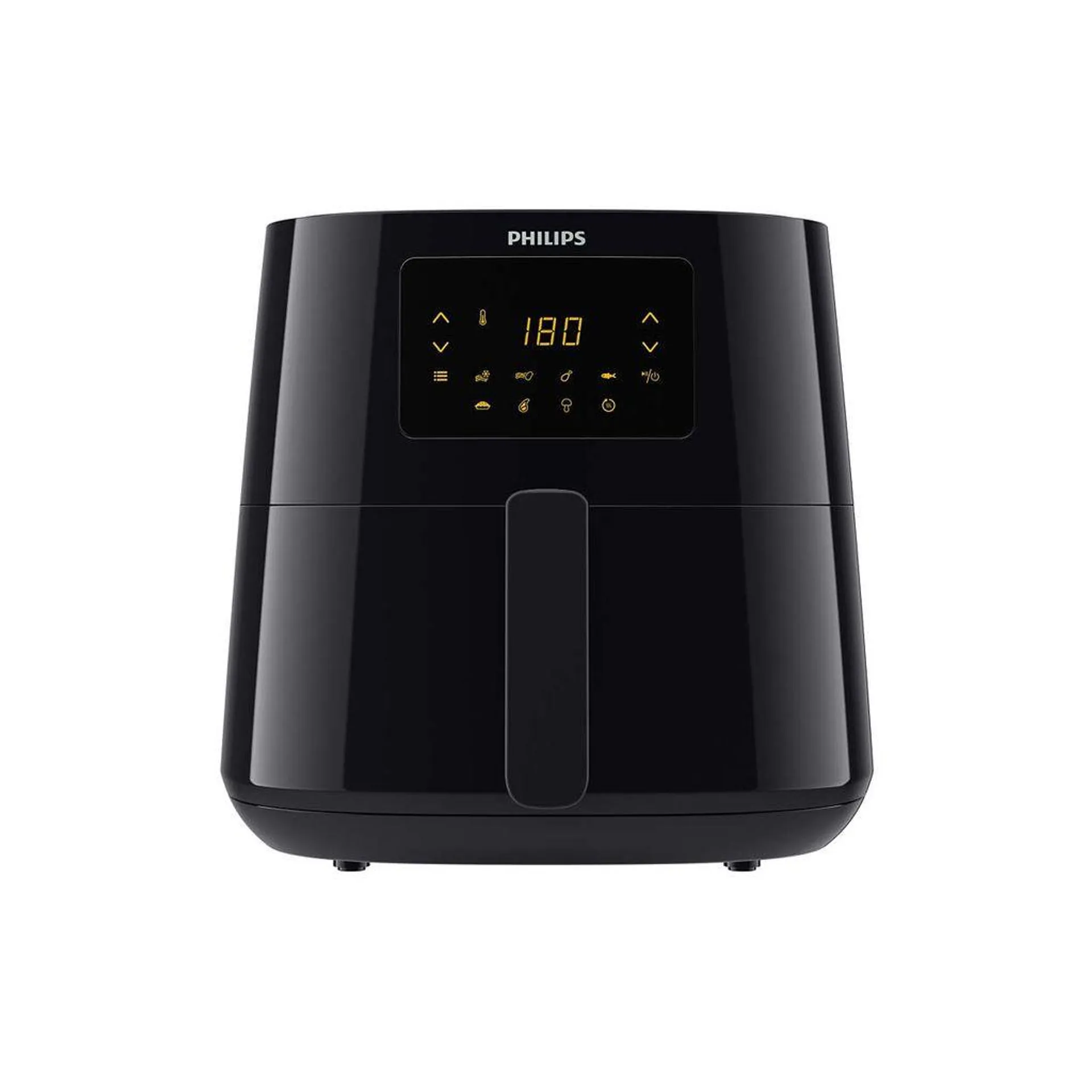 Philips Airfryer Essential, Heißluftfriteuse, 1.2 kg, Touchscreen, energieeffizient, Schwarz (HD9270/90)