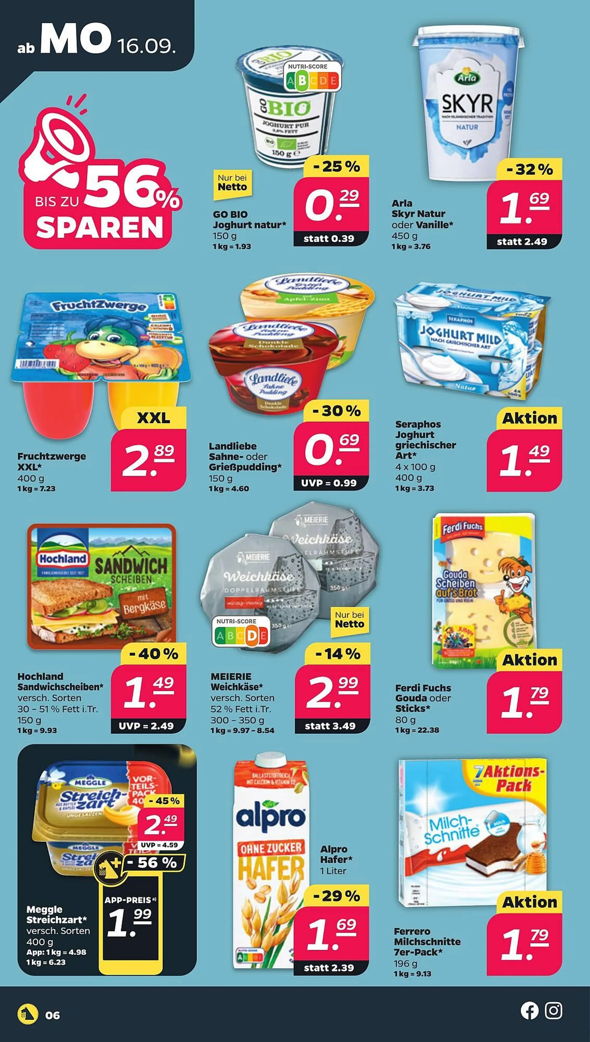 NETTO Prospekt von 16. September bis 21. September 2024 - Prospekt seite 6