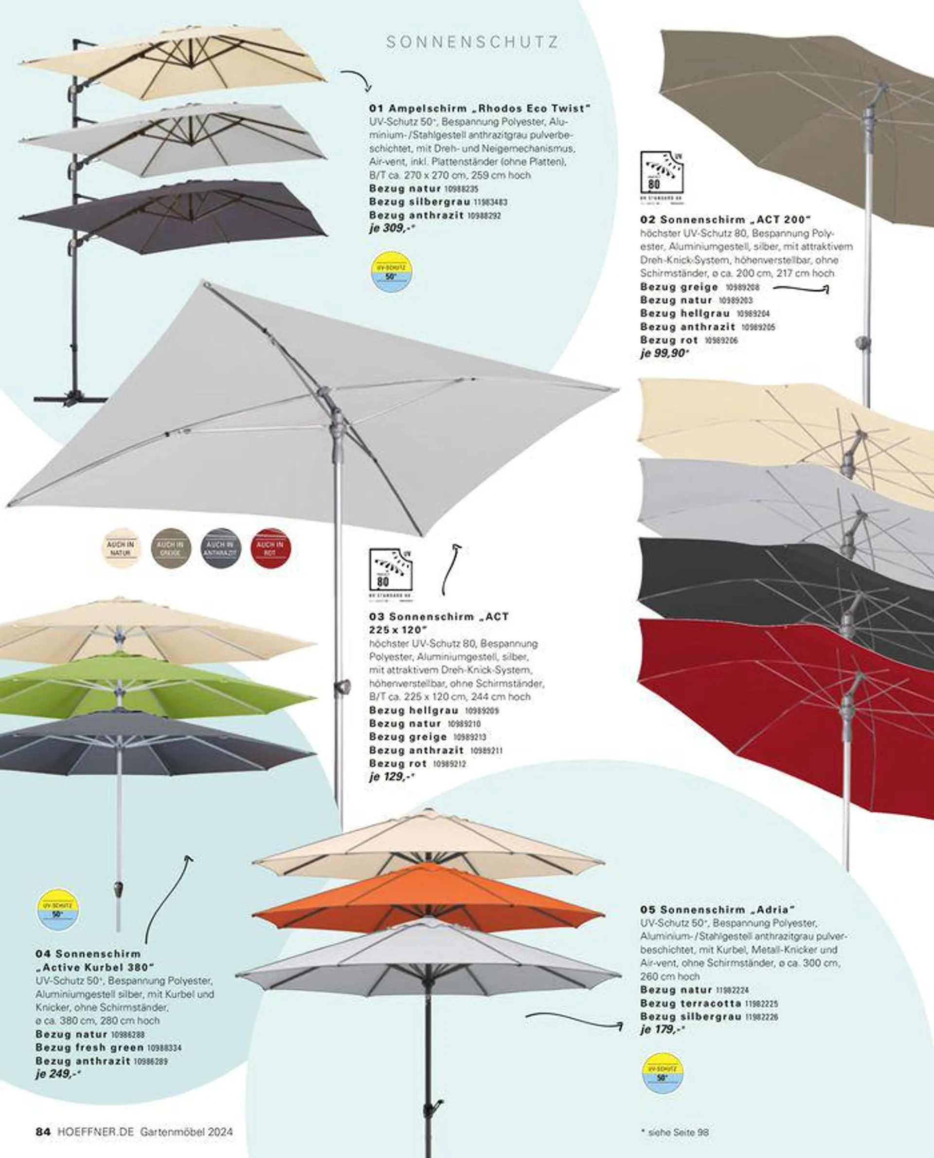 Höffner flugblatt von 10. April bis 31. August 2024 - Prospekt seite 84