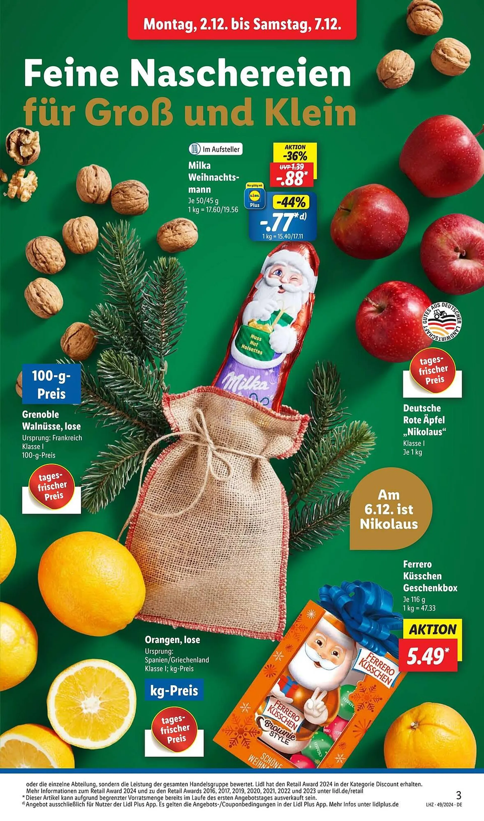 Lidl Prospekt von 9. Dezember bis 14. Dezember 2024 - Prospekt seite 3