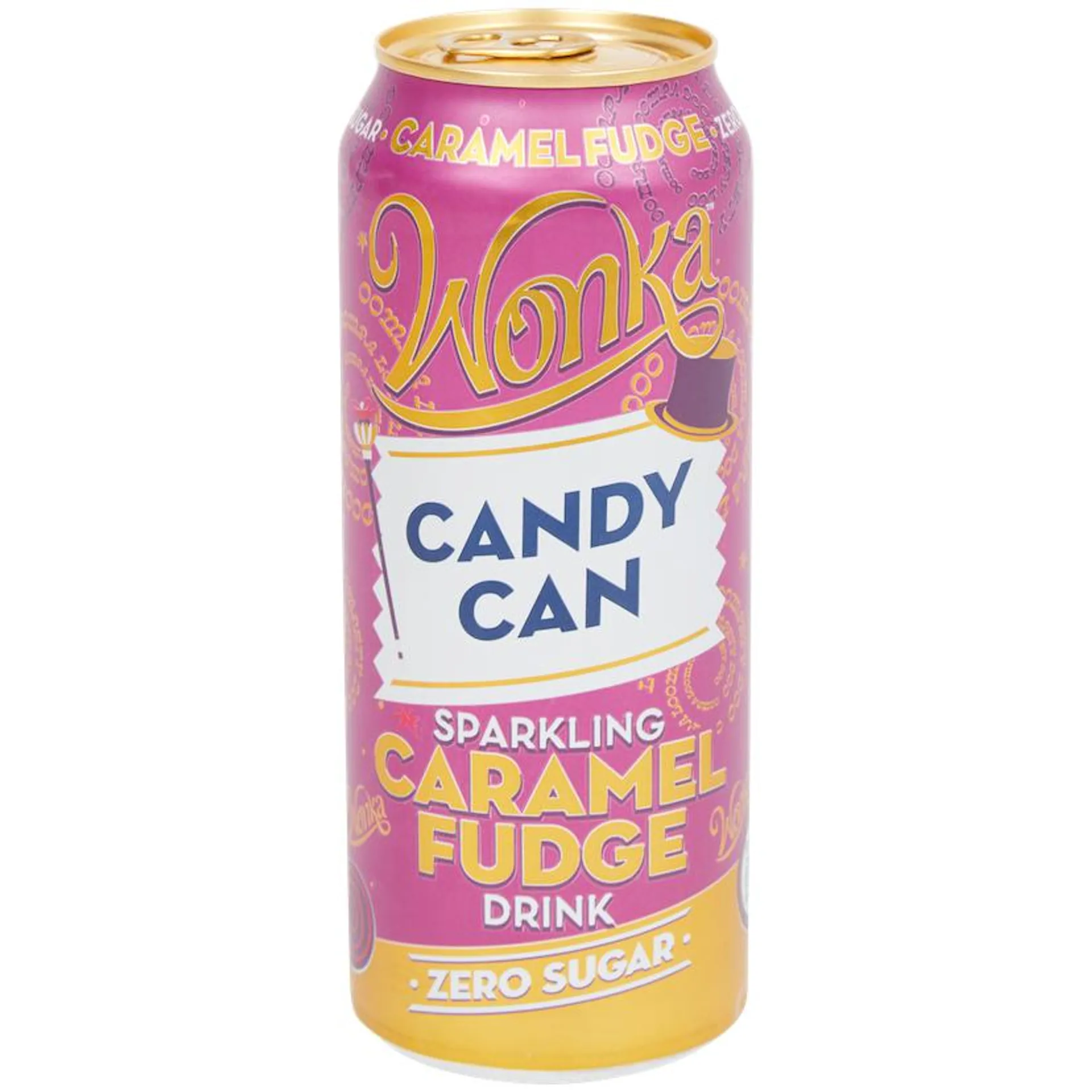 Candy Can Wonka Sparkling Drink Caramel Fudge