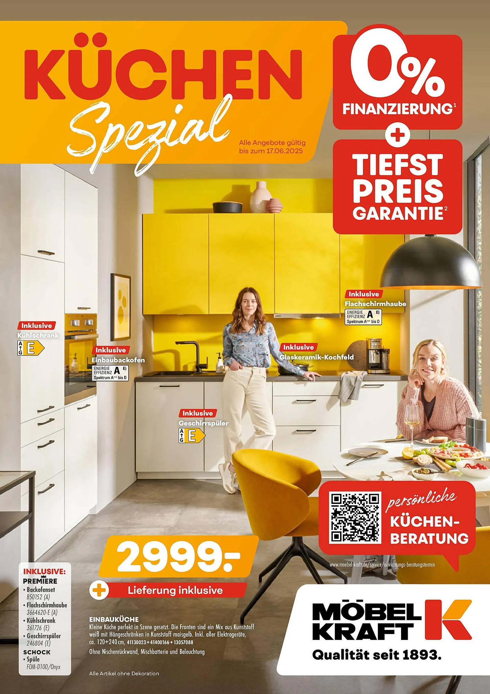 Möbel Kraft Prospekt von 21. Mai bis 17. Juni 2025 - Prospekt seite 1