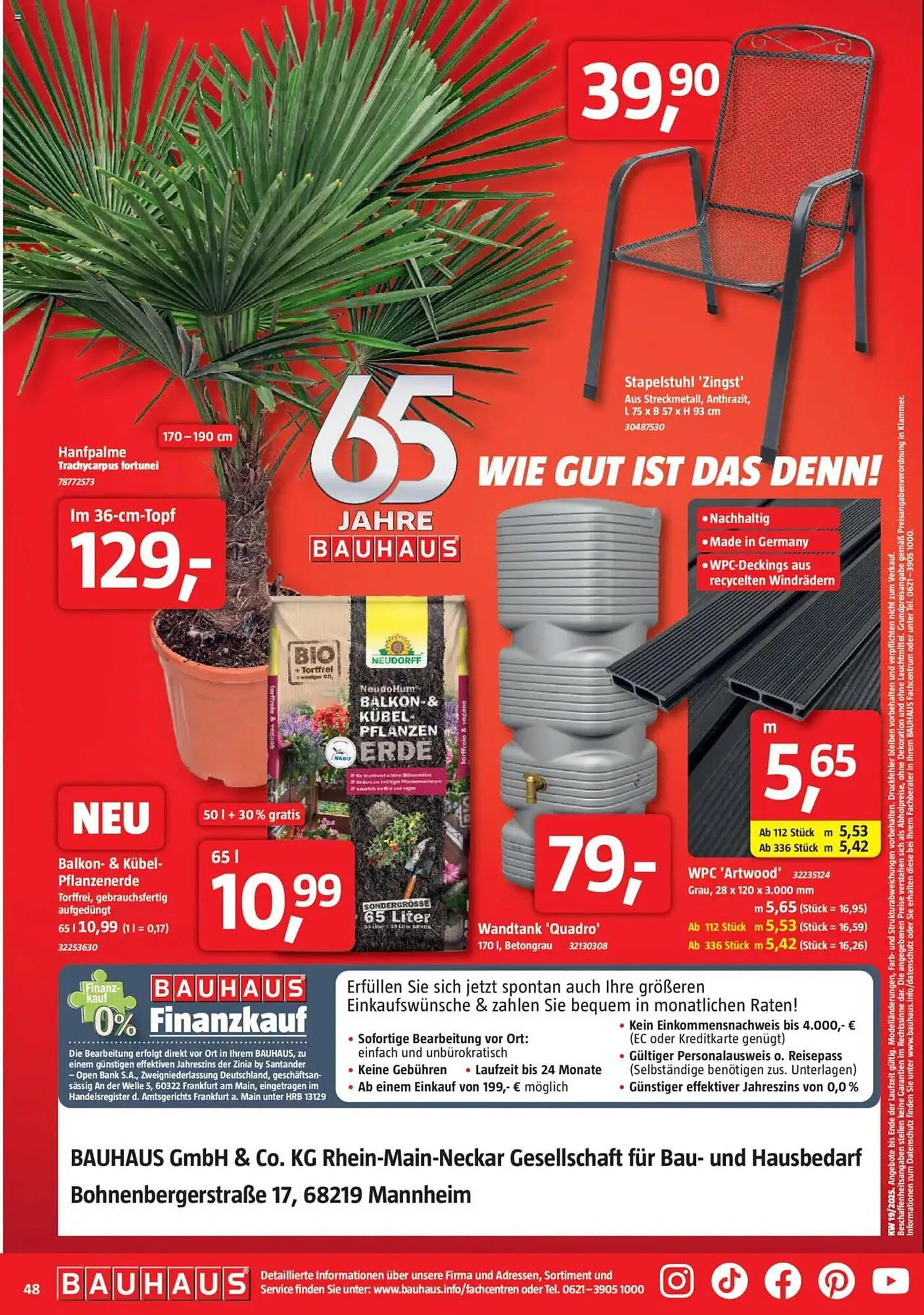 Bauhaus Prospekt von 3. Mai bis 31. Mai 2025 - Prospekt seite 48
