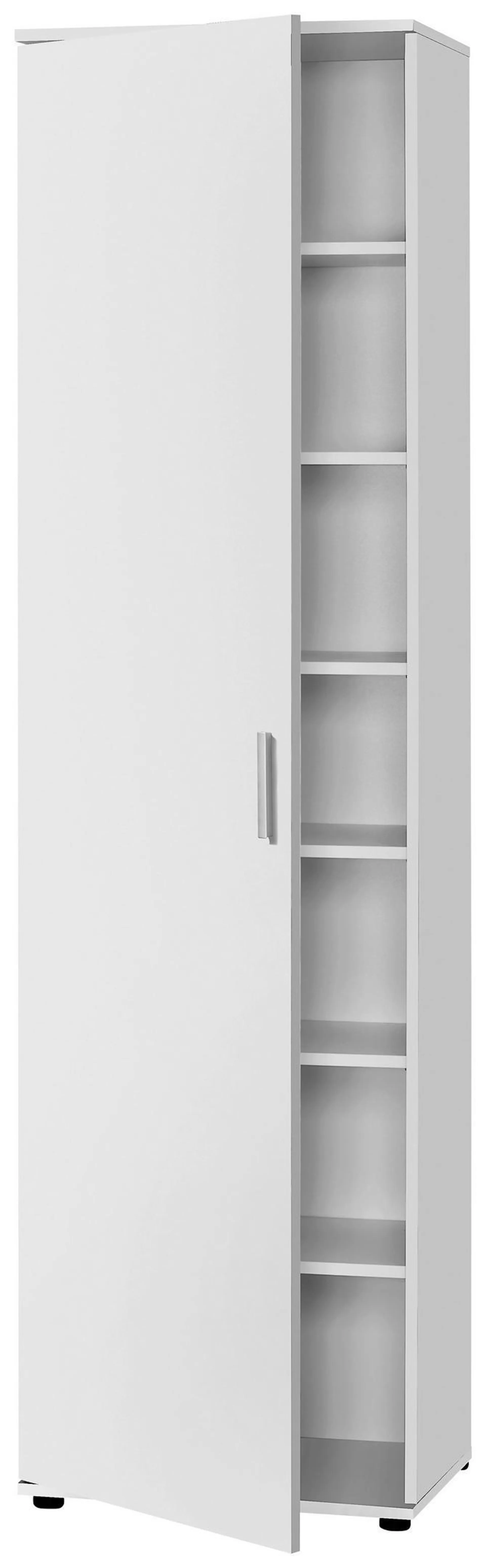 Mehrzweckschrank Kreta weiß B/H/T: ca. 50x184x34,5 cm