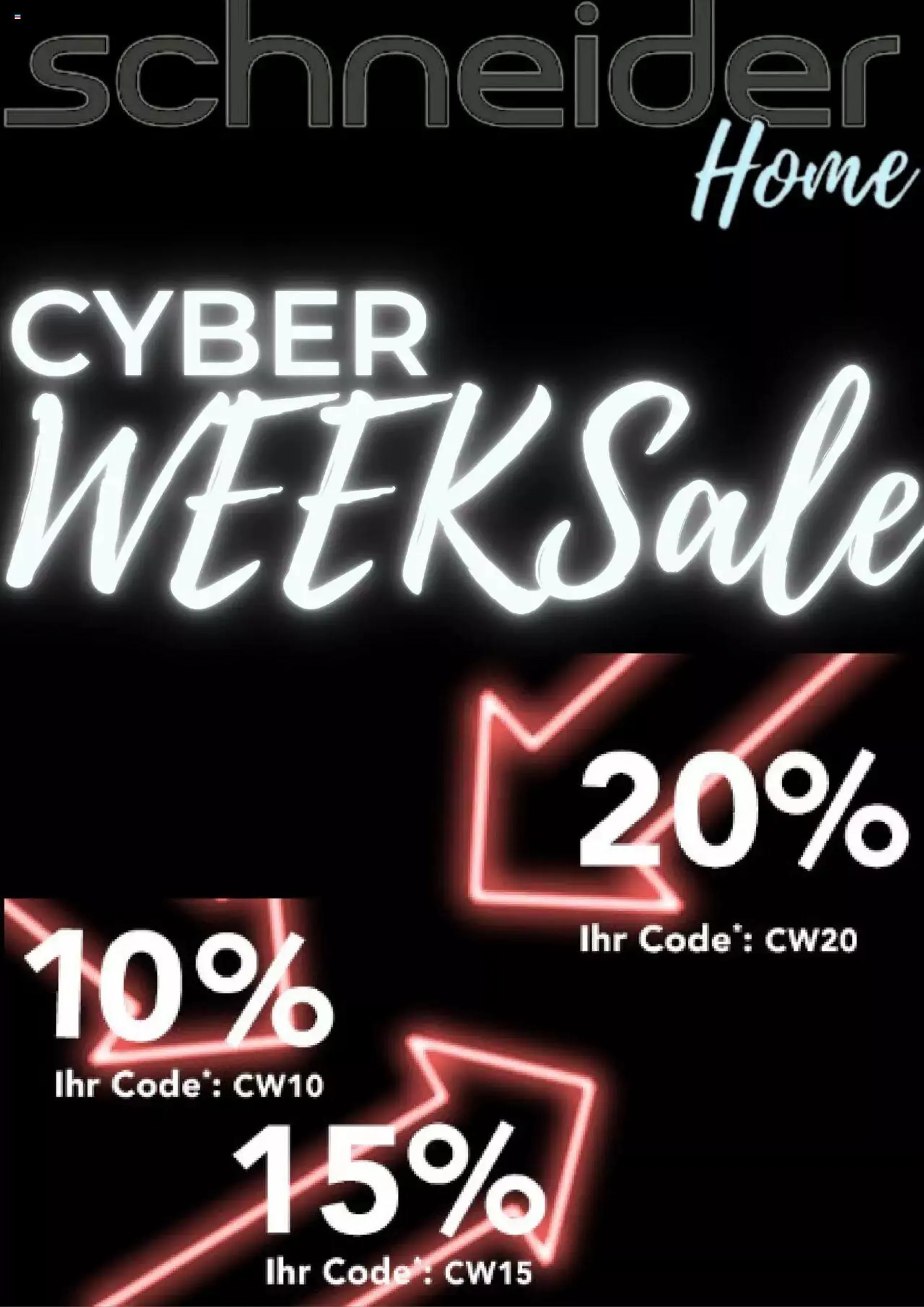 Schneider - Cyber Week Sale