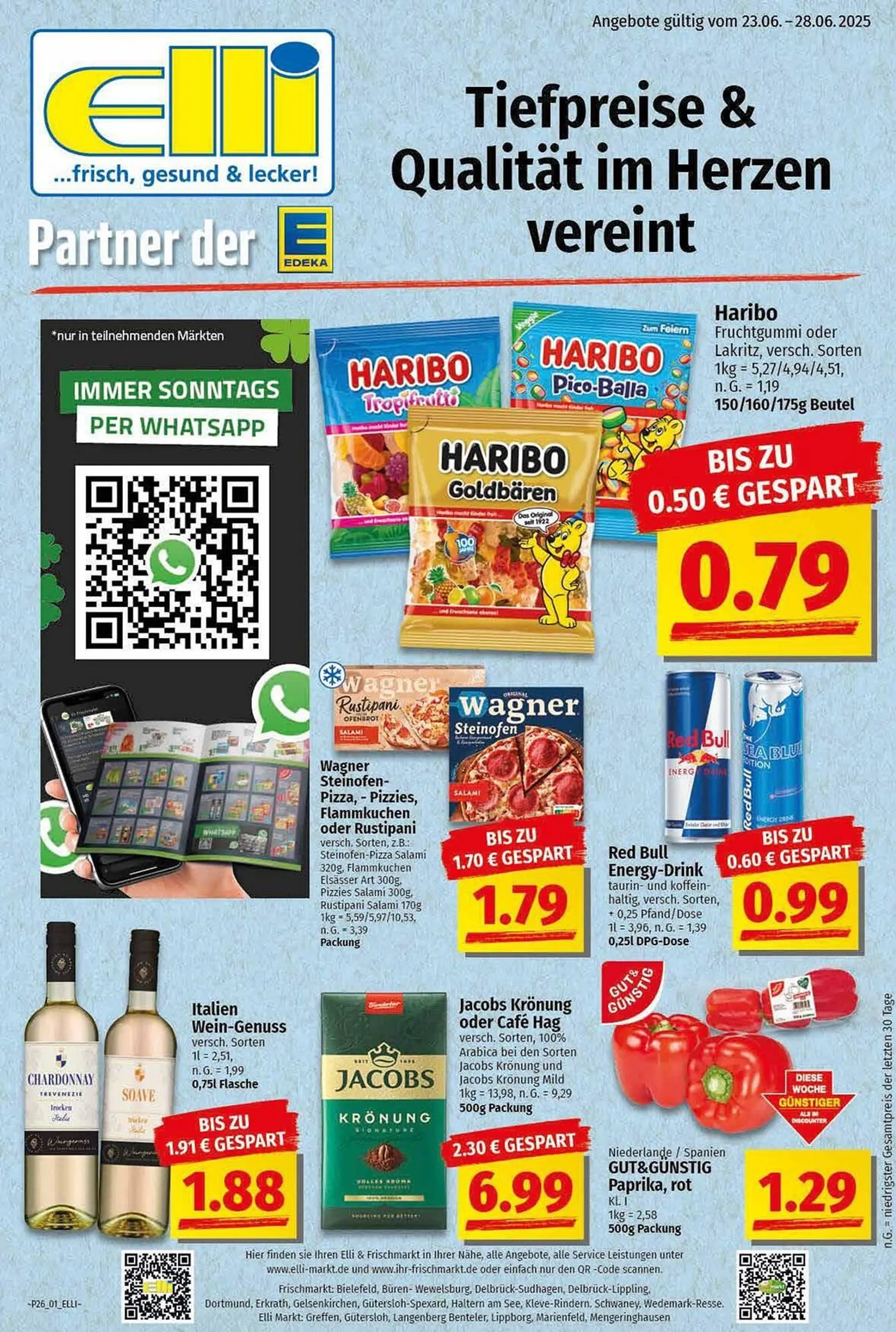 Elli Markt Prospekt von 23. Juni bis 28. Juni 2025 - Prospekt seite 1