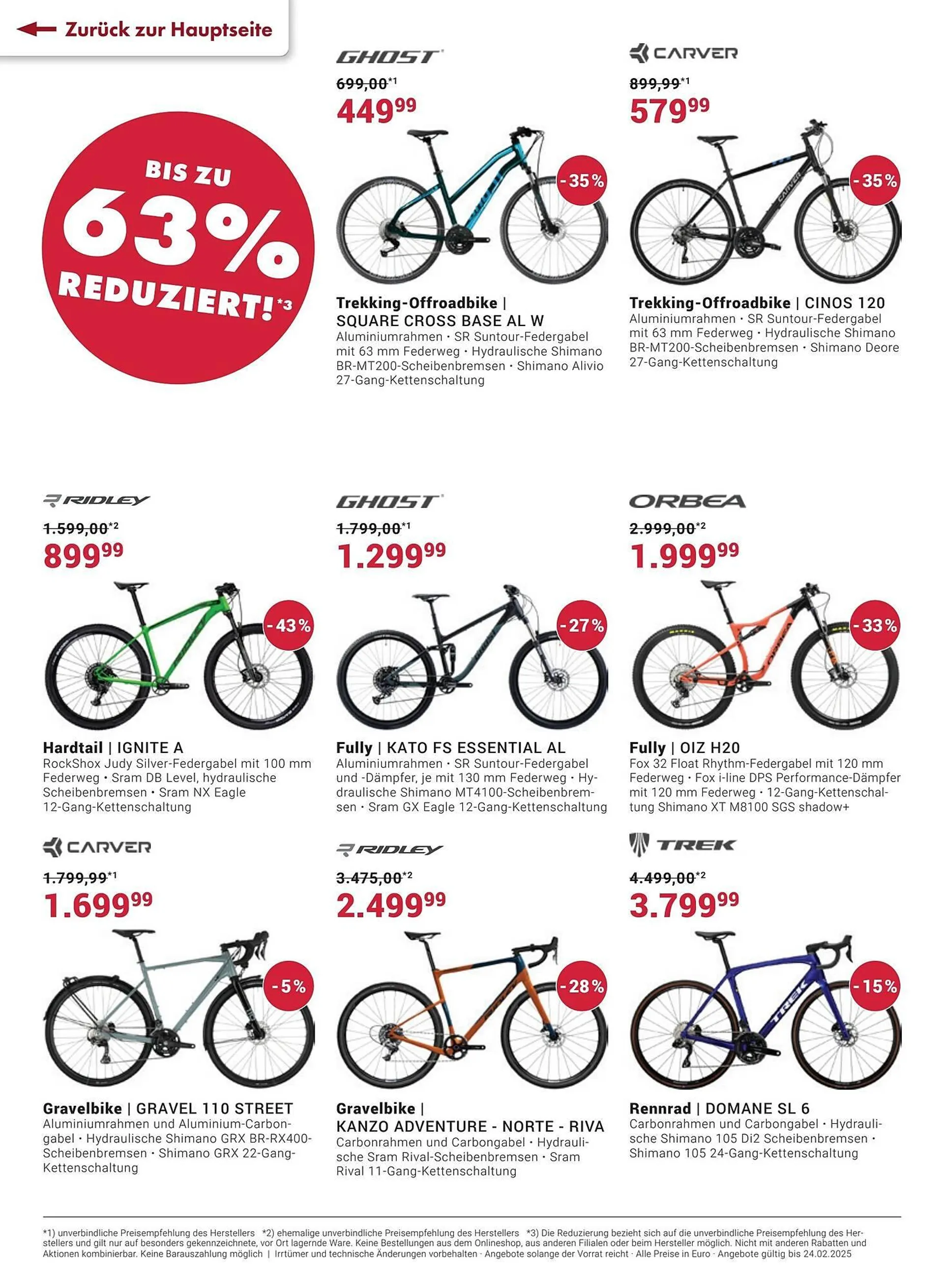 Fahrrad XXL Prospekt von 24. Dezember bis 25. Februar 2025 - Prospekt seite 6