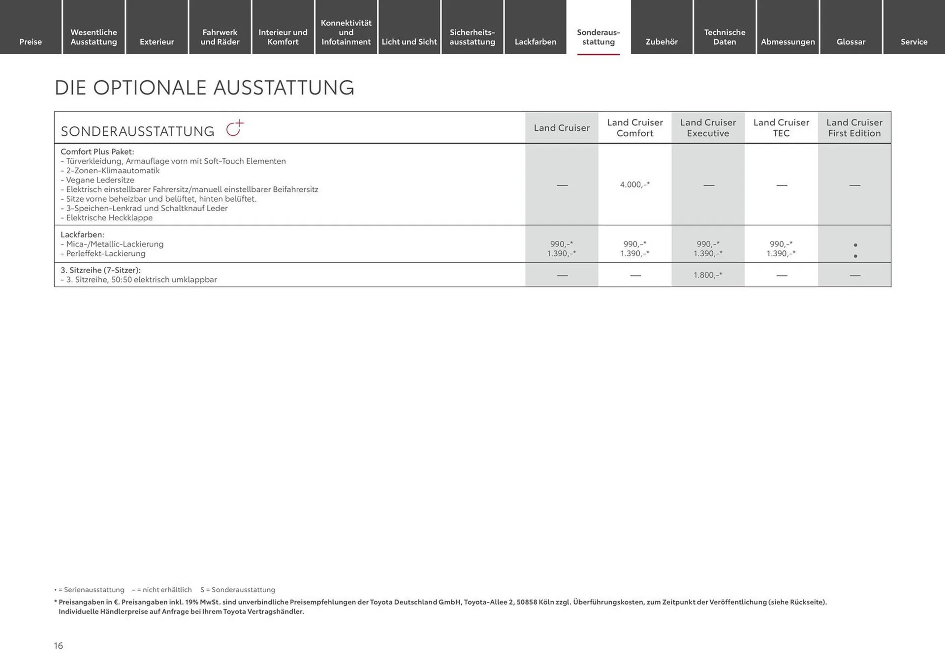 Toyota Prospekt von 12. Juni bis 12. Juni 2025 - Prospekt seite 16