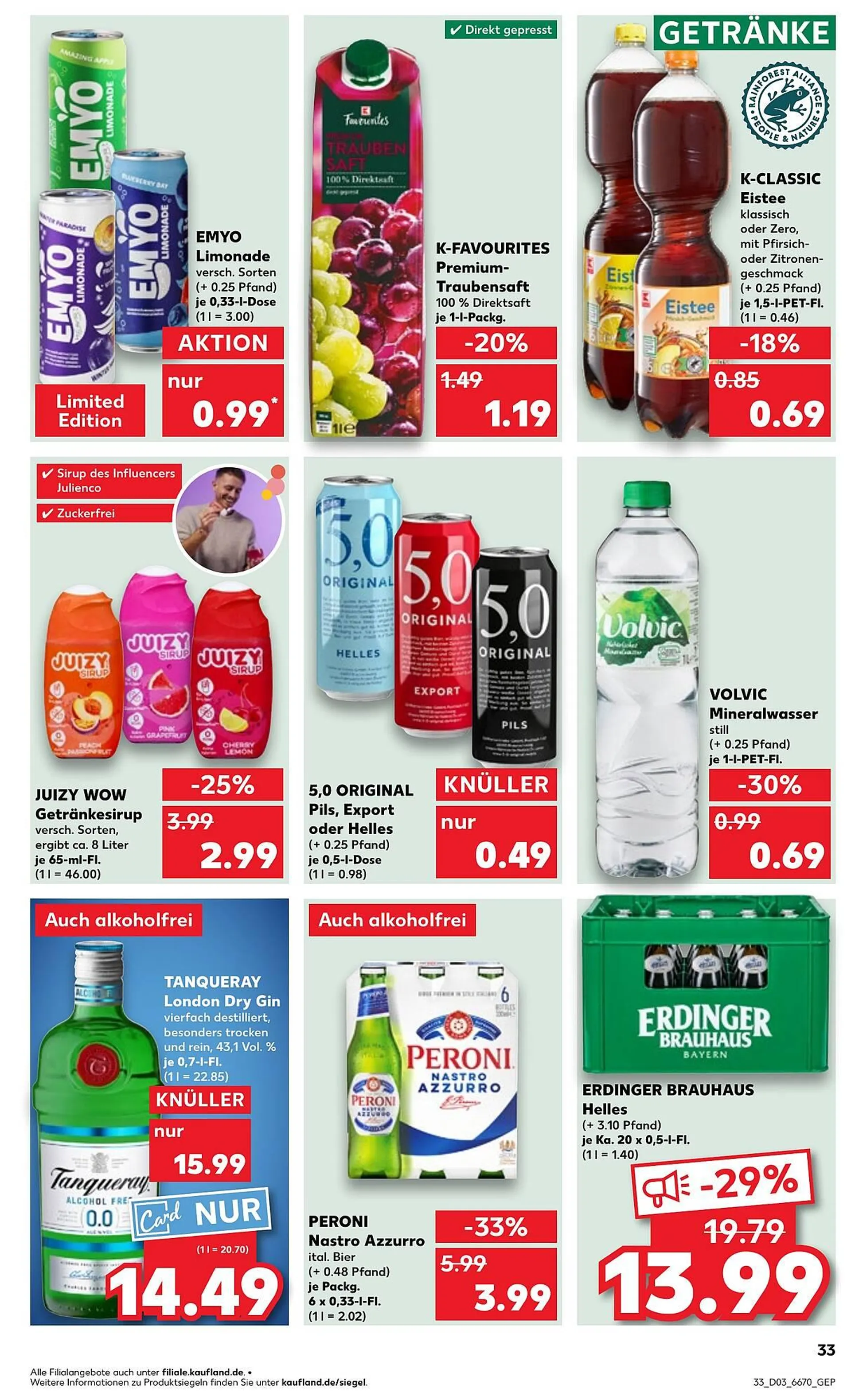 Kaufland Prospekt von 16. Januar bis 22. Januar 2025 - Prospekt seite 33