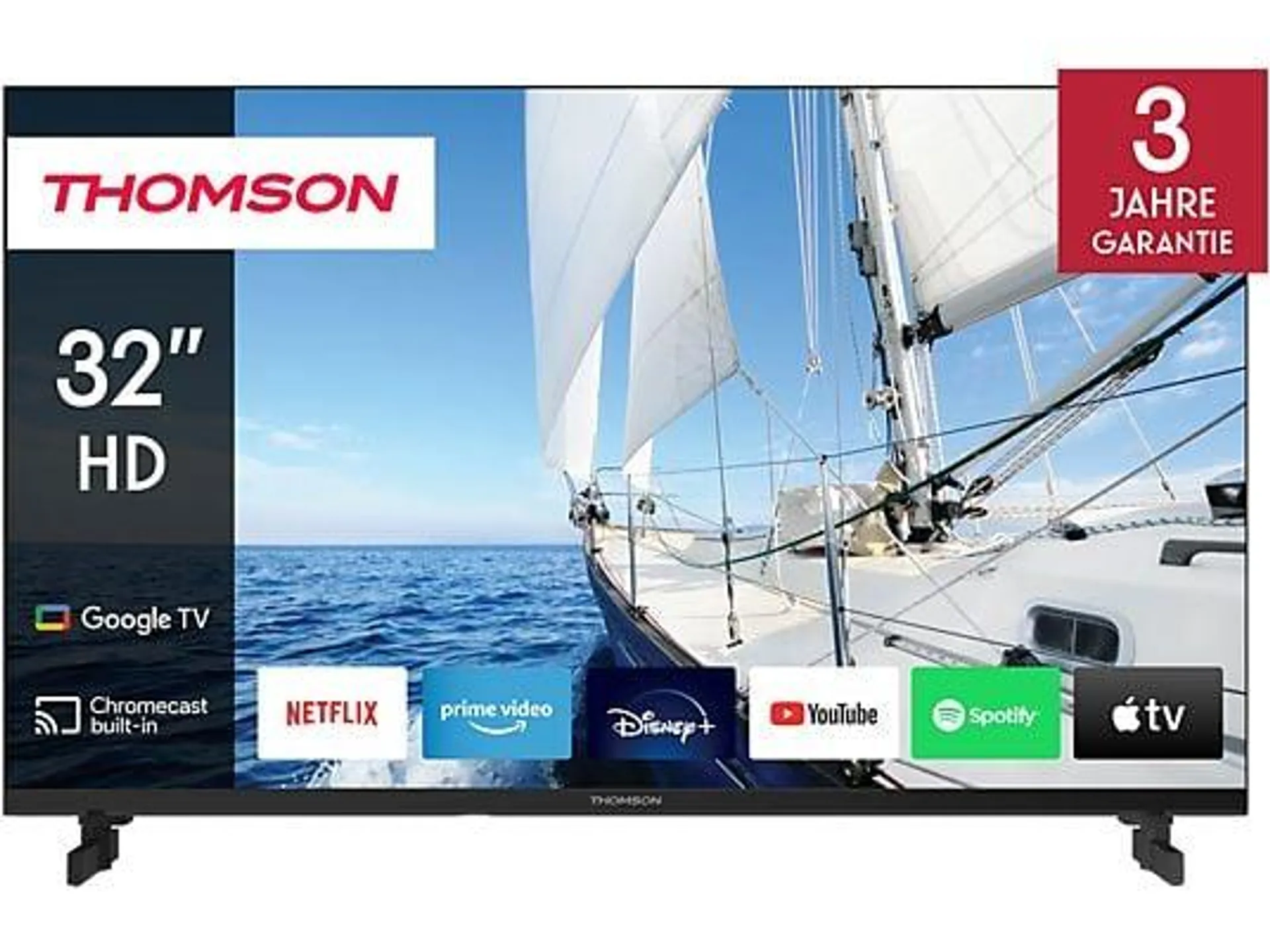 THOMSON 32HG2S14 LED TV (Flat, 32 Zoll / 81,28 cm, HD, SMART TV)