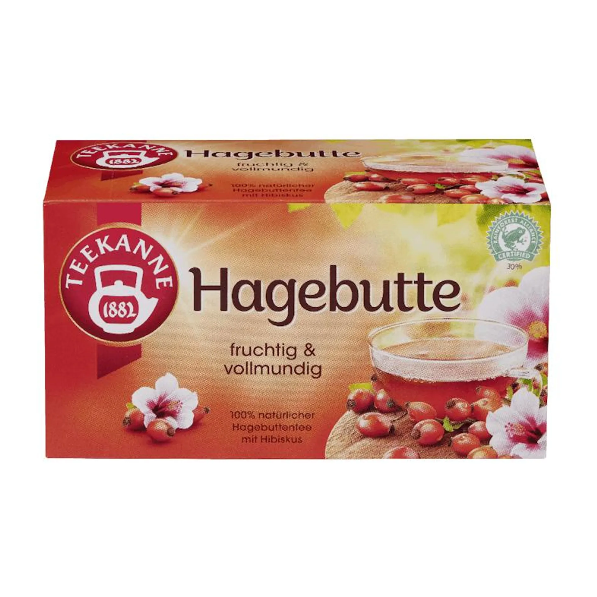 Teekanne Früchtetee Hagebutte 20 Teebeutel (70 g)