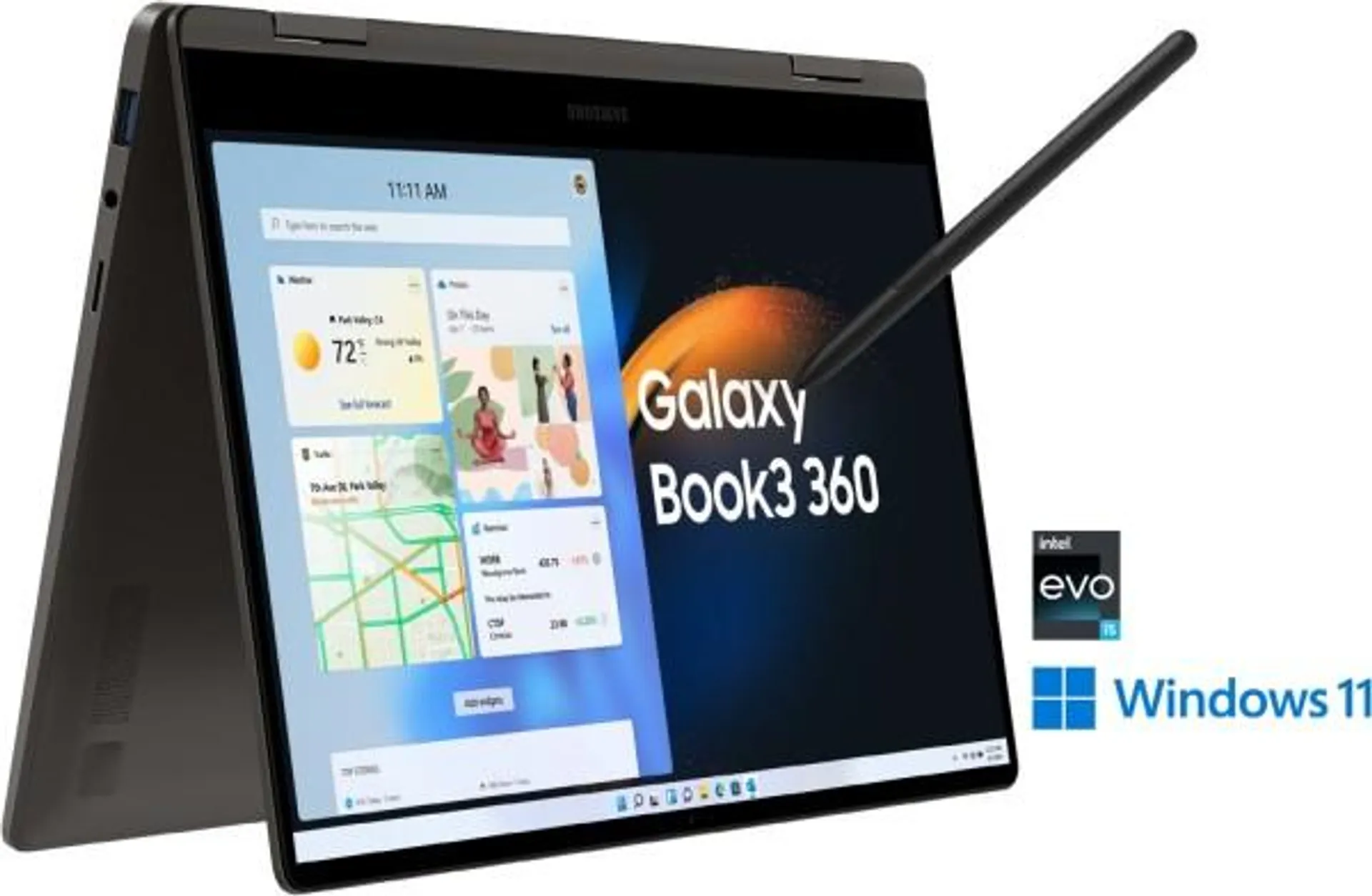 Samsung Galaxy Book3 360 (NP730QFG-KA1DE) 33,78 cm (13,3") 2 in 1 Convertible-Notebook graphite