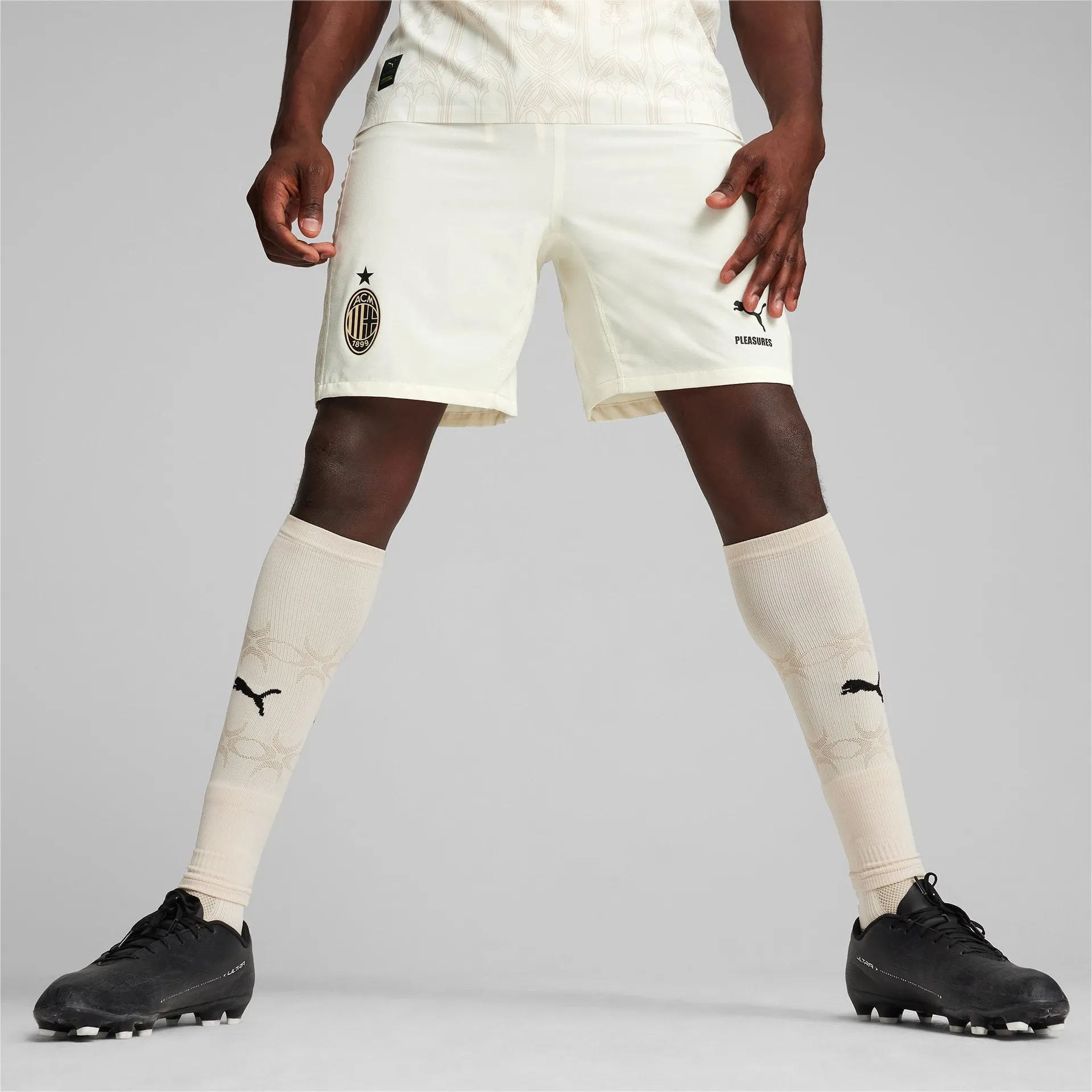 AC MILAN x PLEASURES Promo Football Shorts