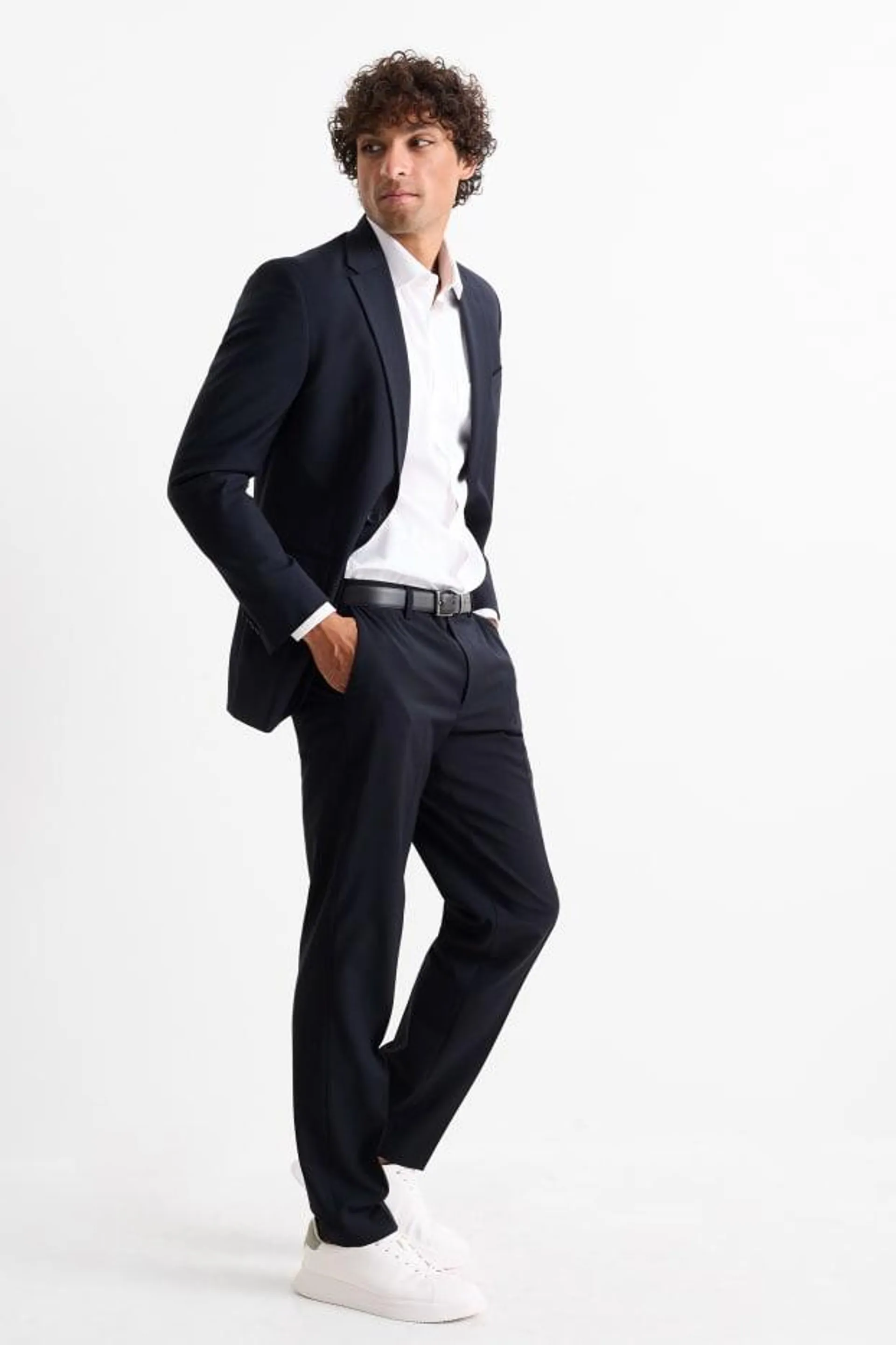 Mix & match suit trousers - regular fit - Flex - wool blend