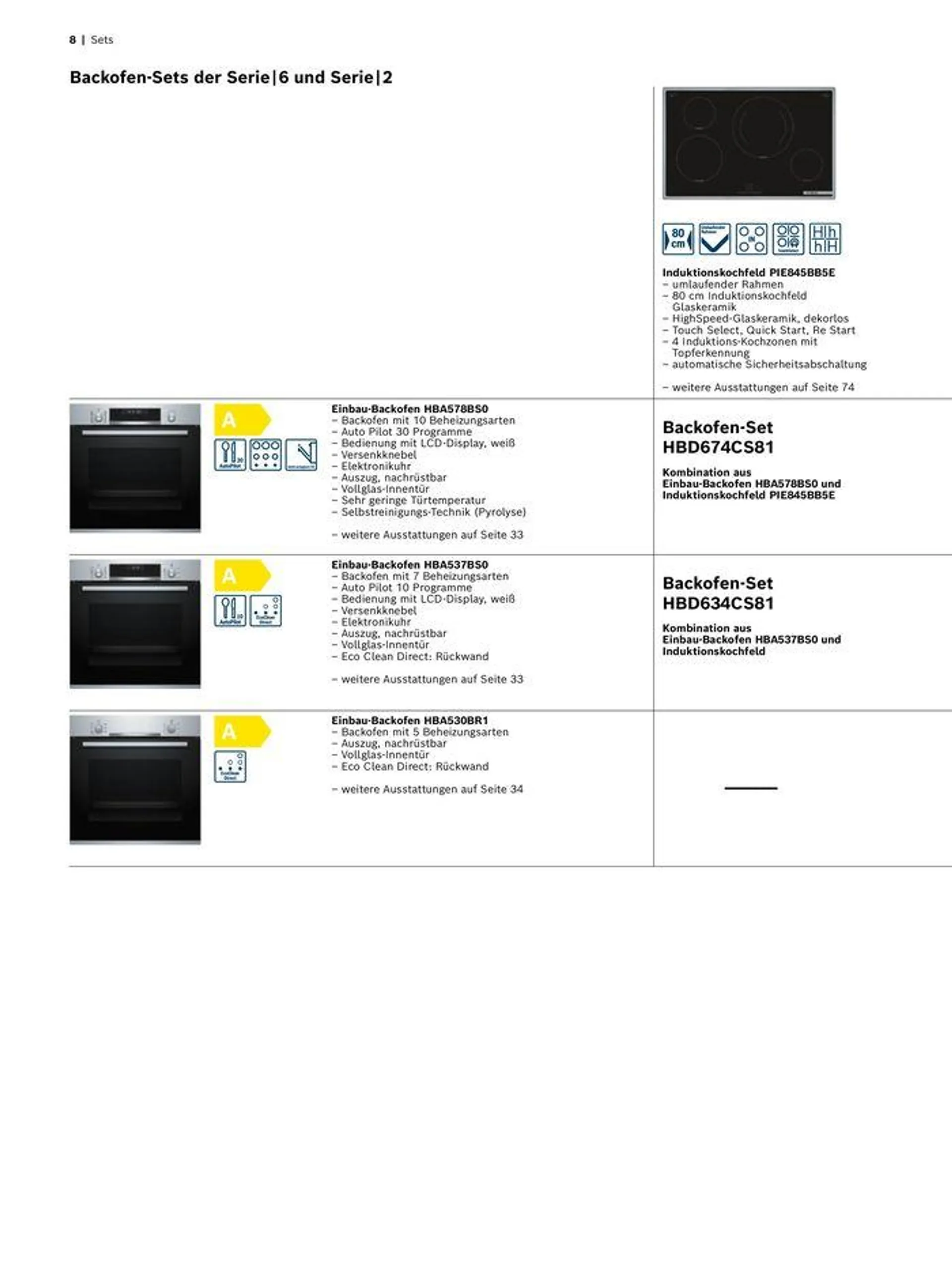 Einbaugeräte-Verkaufshandbuch von 15. Mai bis 31. Dezember 2024 - Prospekt seite 8