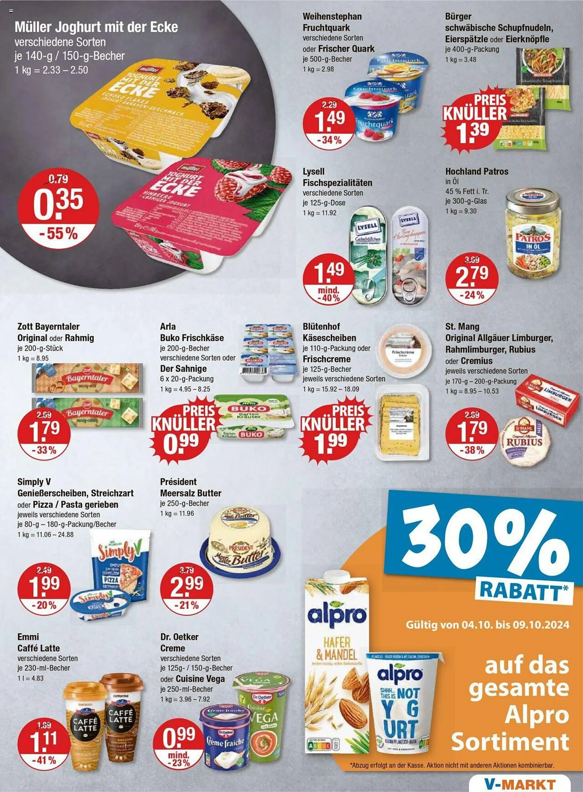 V Markt Prospekt von 4. Oktober bis 9. Oktober 2024 - Prospekt seite 7