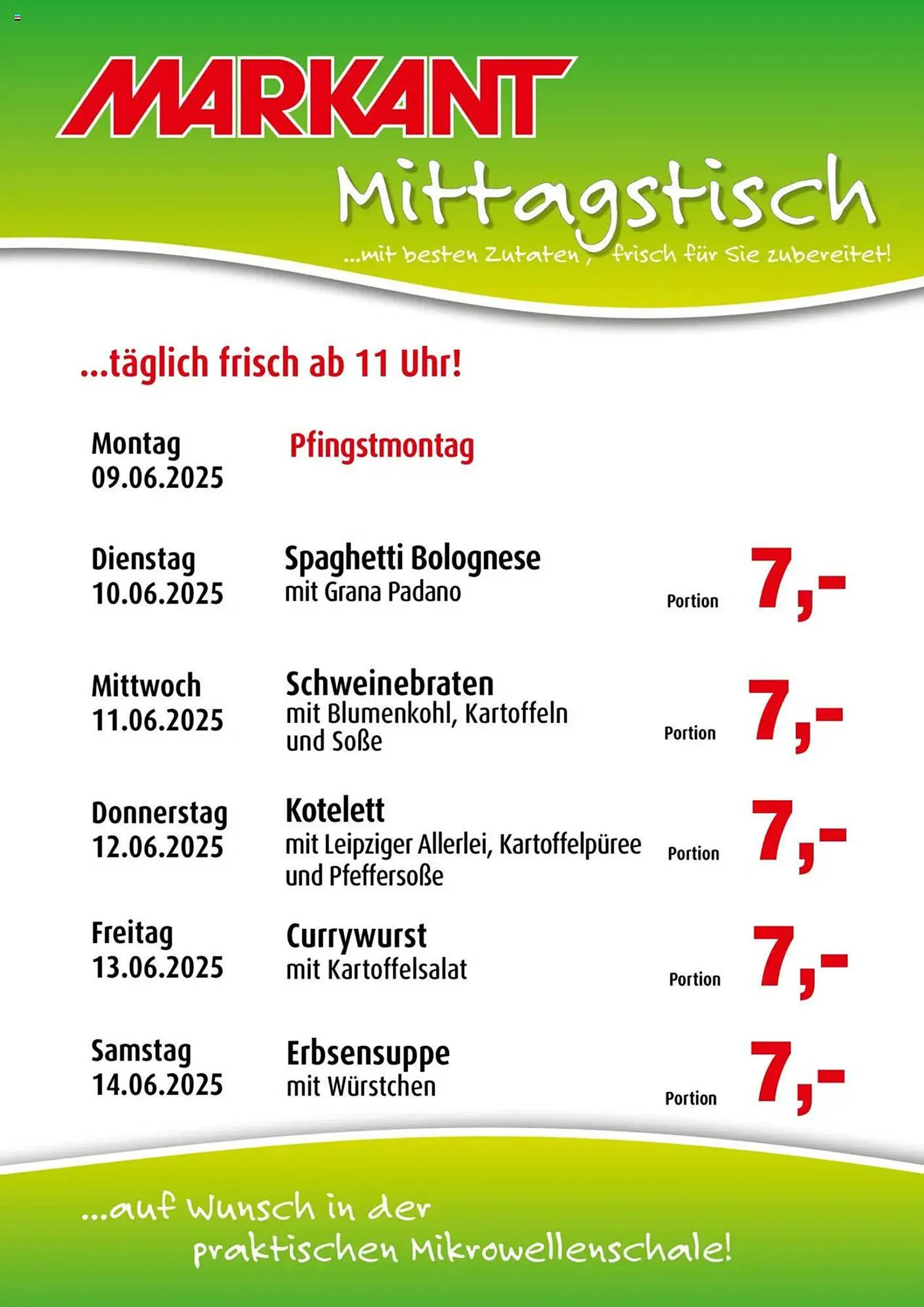 Markant Prospekt von 10. Juni bis 14. Juni 2025 - Prospekt seite 1