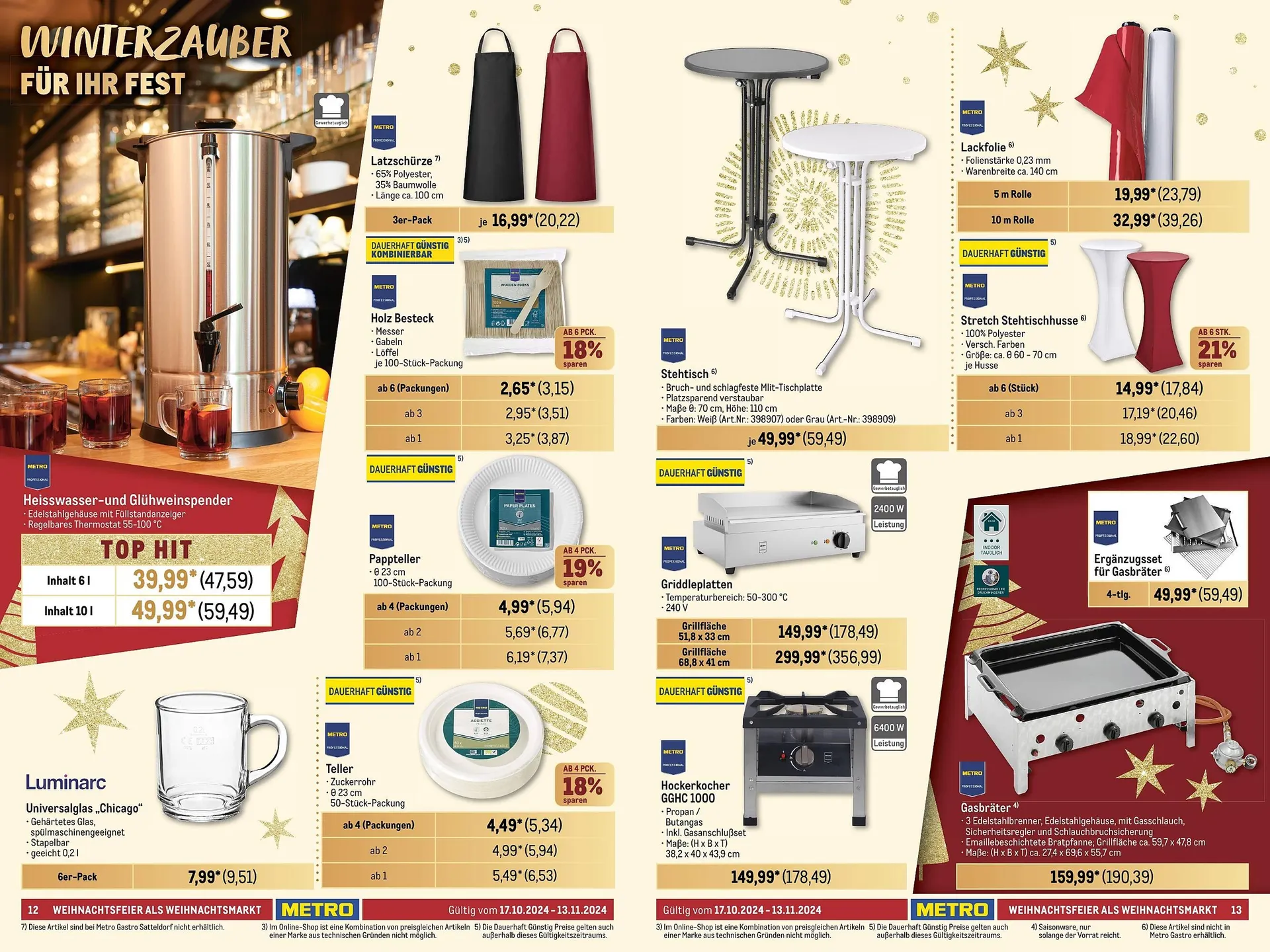 METRO Prospekt von 17. Oktober bis 13. November 2024 - Prospekt seite 7