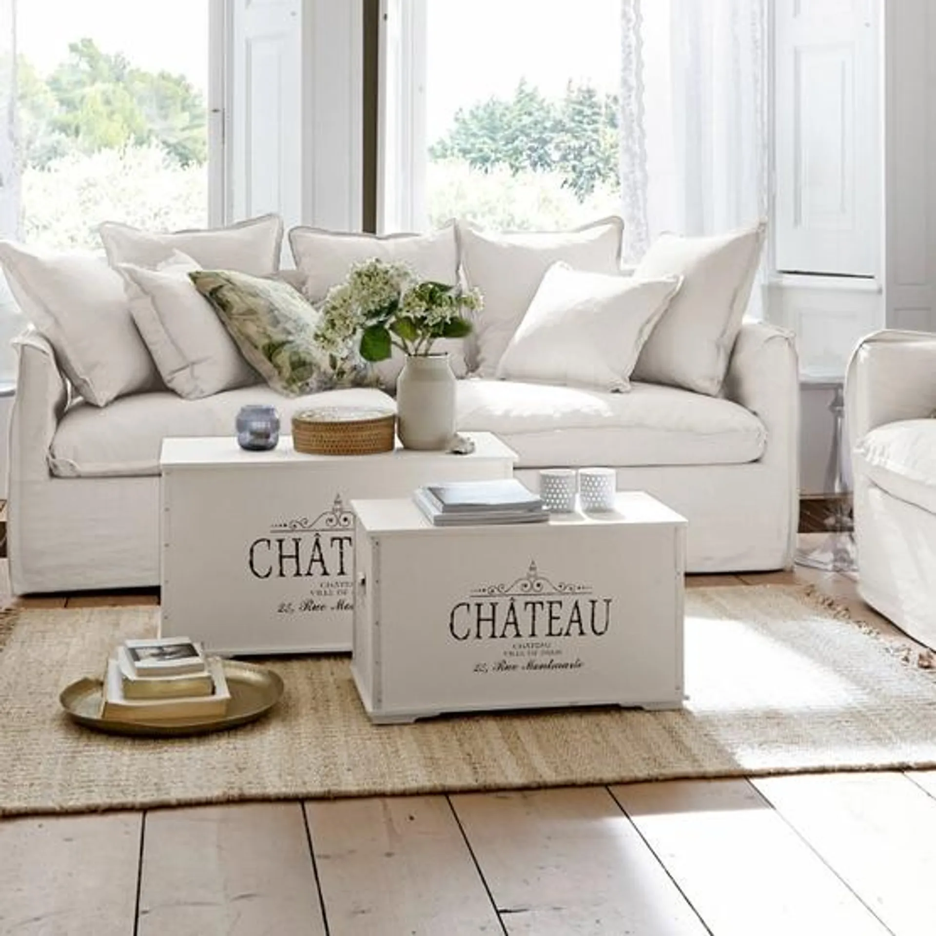 Truhe 2er Set Château