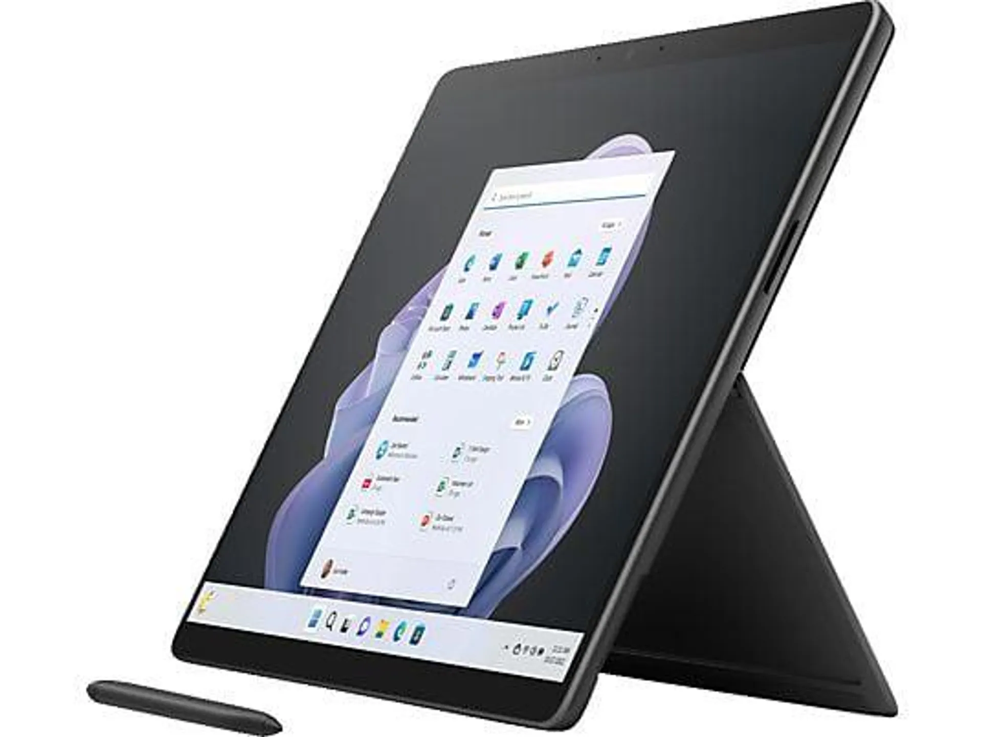 MICROSOFT Surface Pro 9, 2-in-1 Tablet, mit 13 Zoll Display, Intel® Core™ i5 i5-1235U (evo) Prozessor, 8 GB RAM, 256 GB SSD, Intel® Iris® Xe, Graphit, Windows 11 Home (64 Bit)