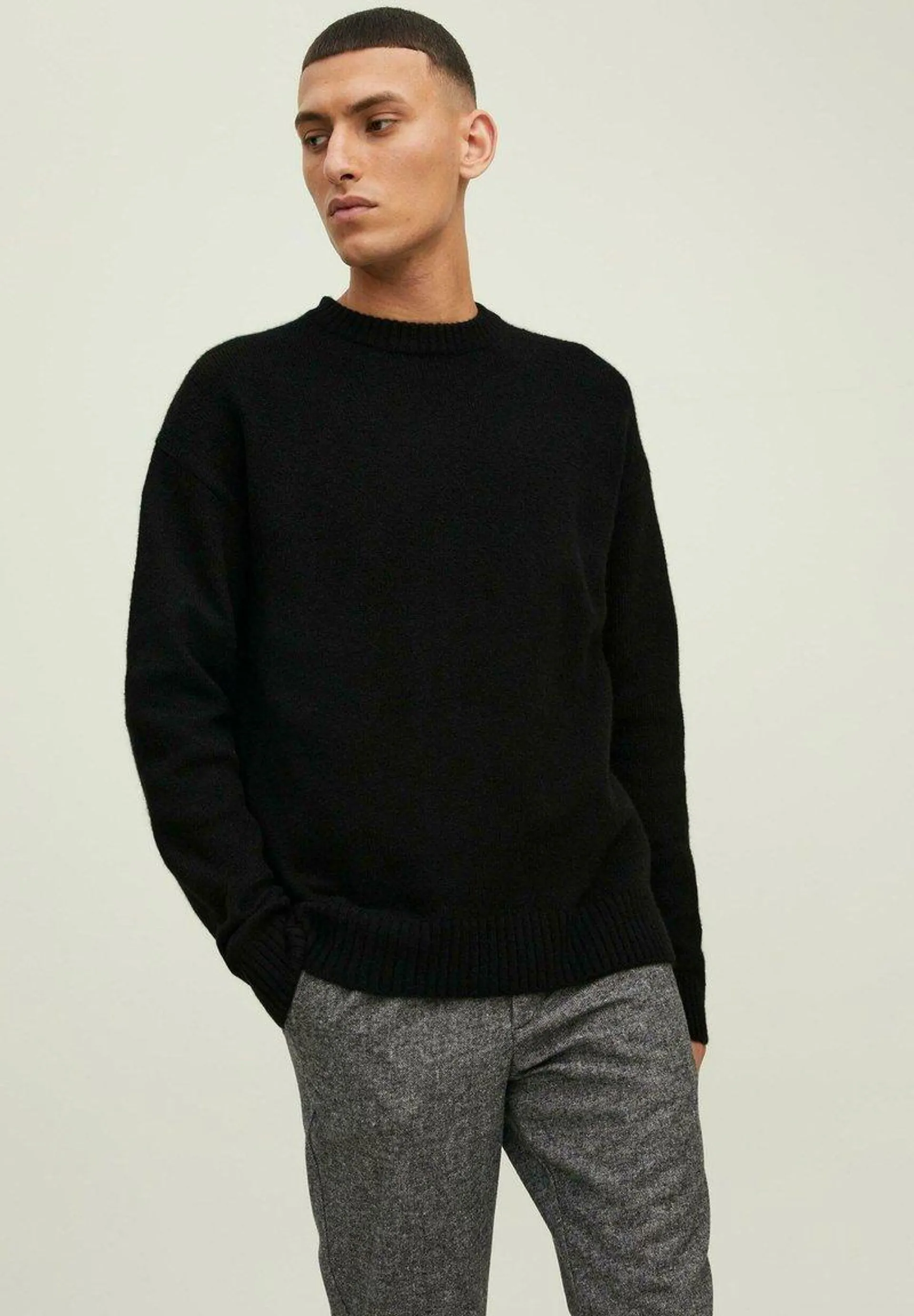 JOROLLIE CREW NECK - Jumper - schwarz