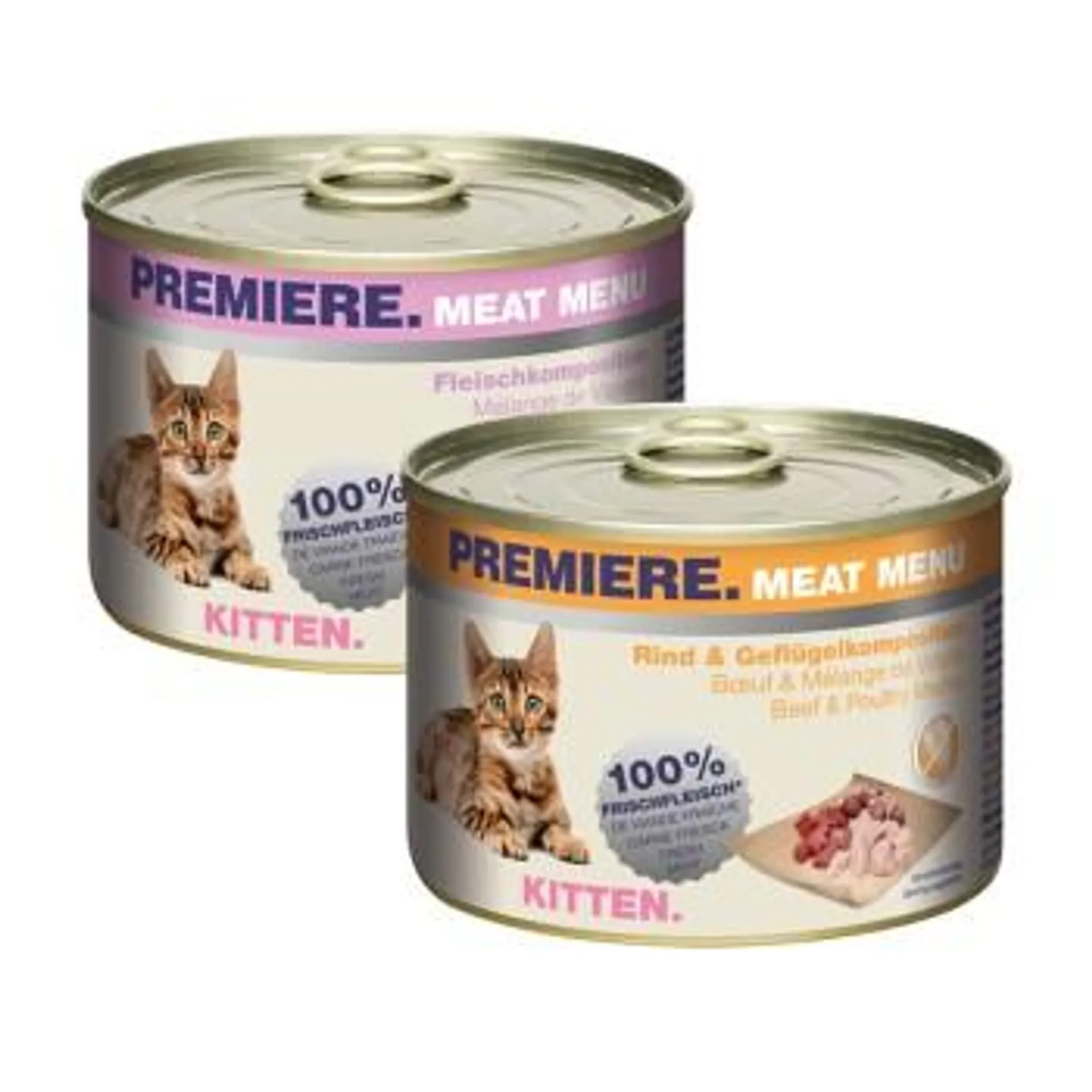 PREMIERE Meat Menu Kitten Mixpaket 6x200g