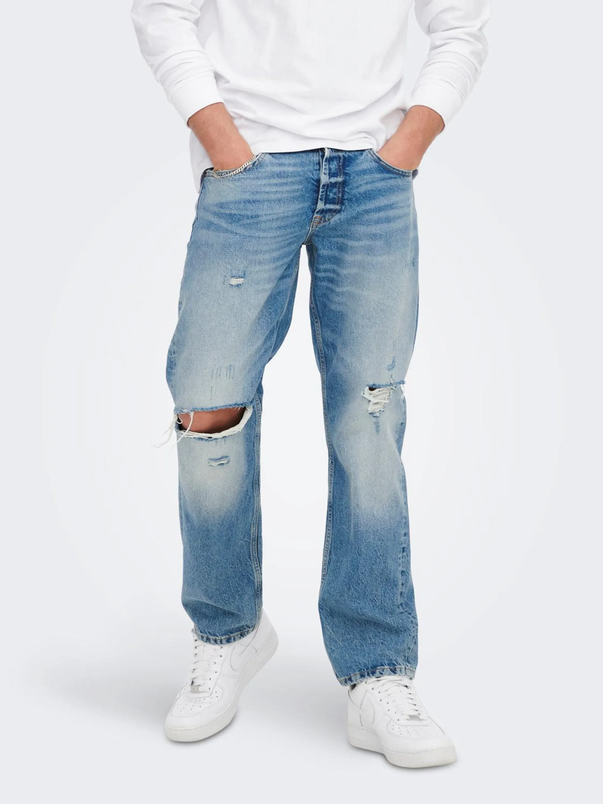 ONSEDGE LOOSE LIGHT BLUE 4067 JEANS NOOS