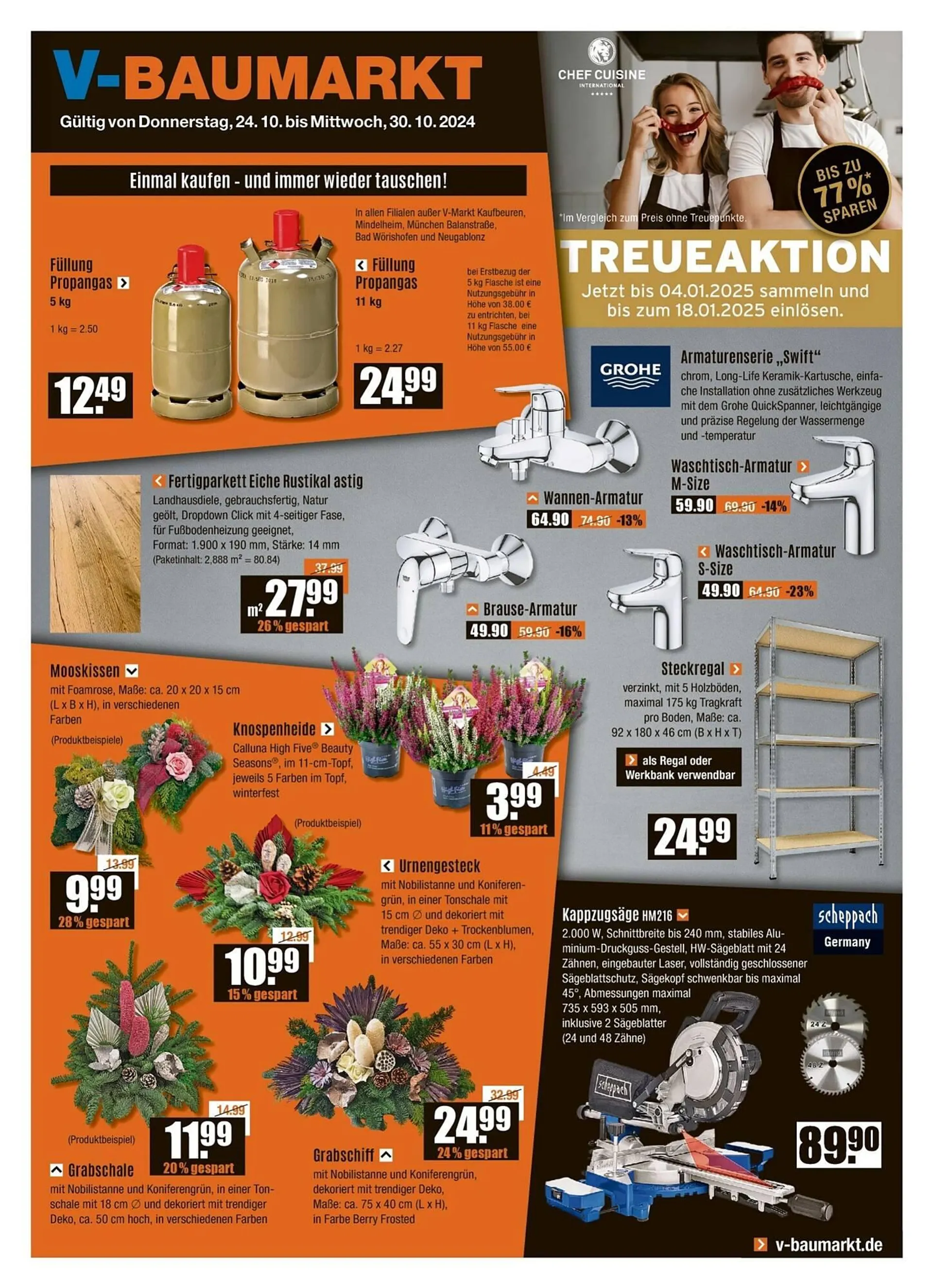 V Baumarkt Prospekt von 24. Oktober bis 30. Oktober 2024 - Prospekt seite 1