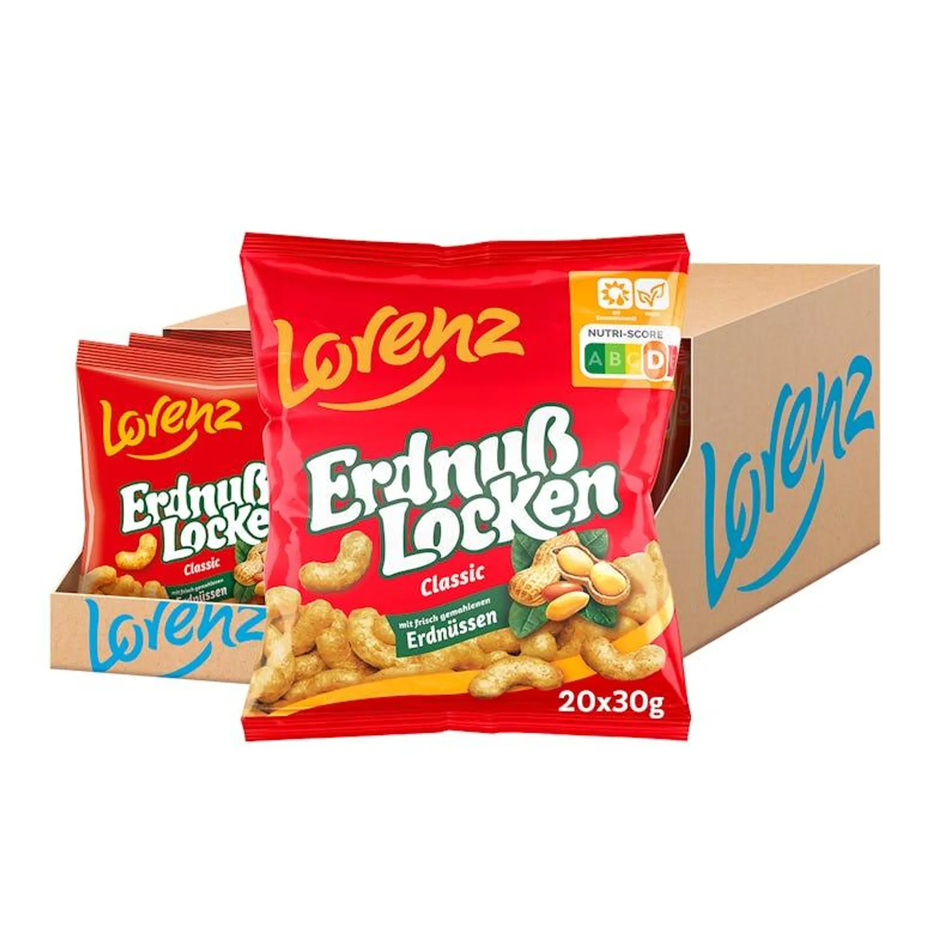 Lorenz ErdnußLocken Classic 20 x 30g (600g)