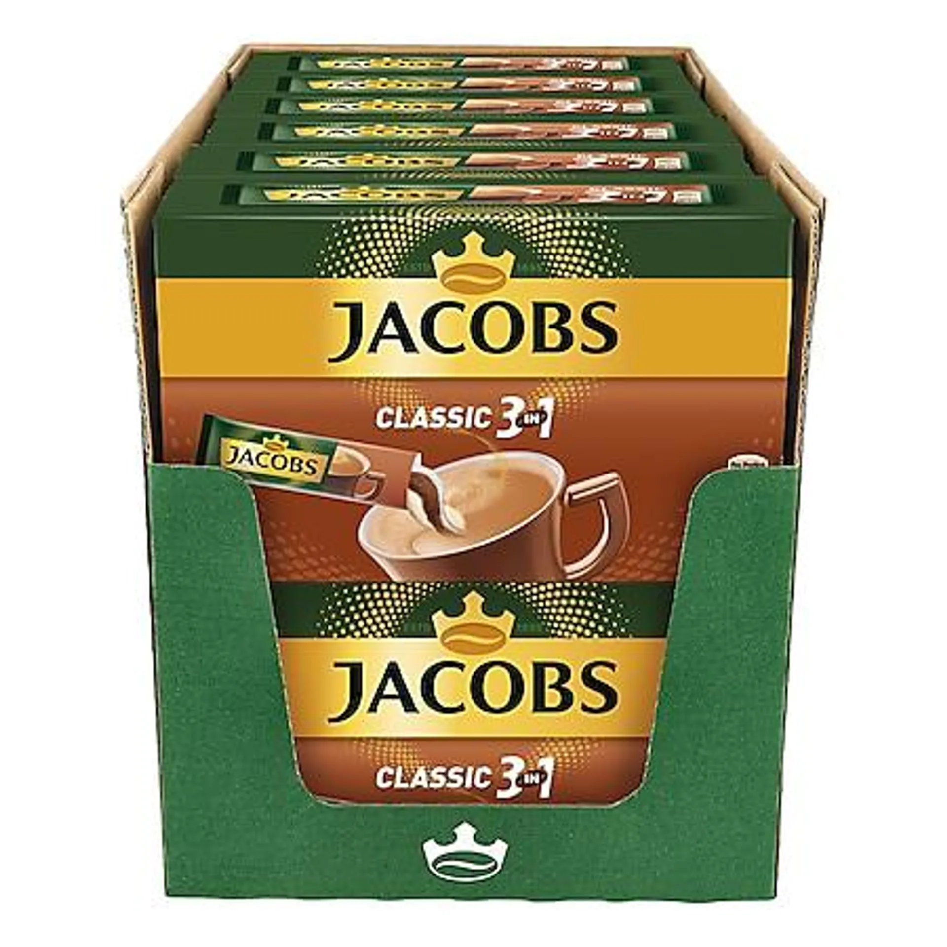 Jacobs Kaffeesticks Classic 3in1 180 g, 12er Pack