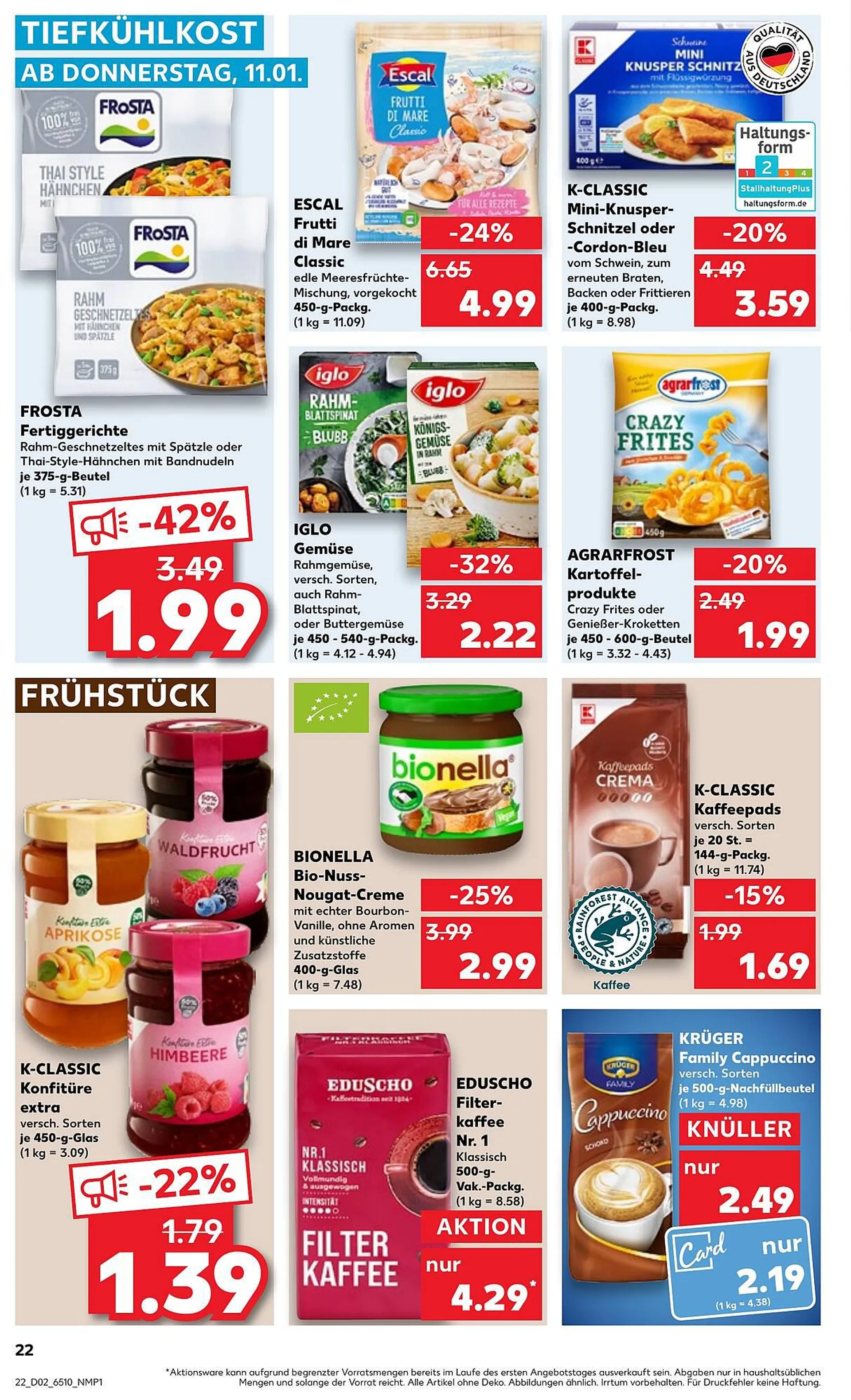 Kaufland Prospekt von 11. Januar bis 17. Januar 2024 - Prospekt seite 22