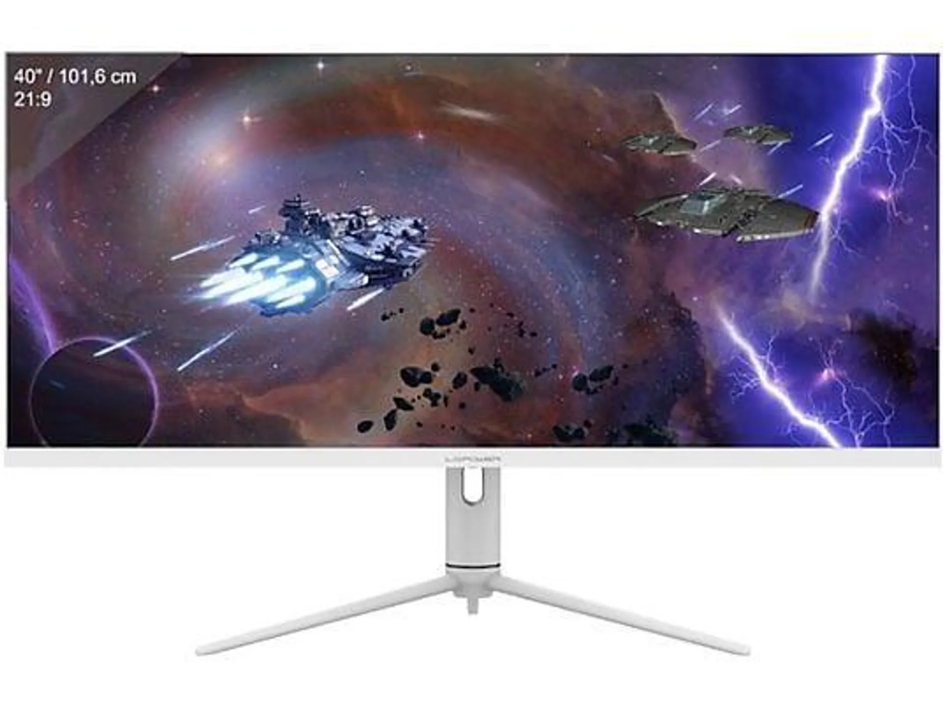 LC POWER LC-Power LC-M40-UWQHD-144 - 101,6 cm (40 Zoll) - 3440 x 1440 Pixel - UltraWide Quad HD - 4 ms - Weiß 40 Zoll UWQHD Monitor (4 ms Reaktionszeit , 144Hz , 144 Hz nativ)