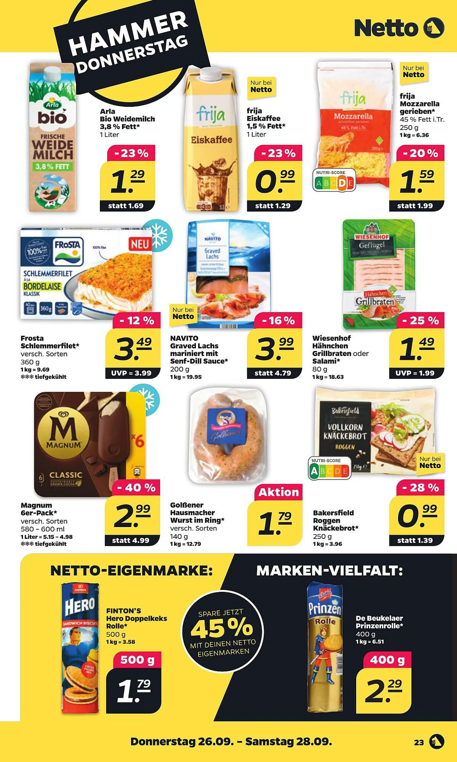 NETTO Prospekt von 23. September bis 28. September 2024 - Prospekt seite 27