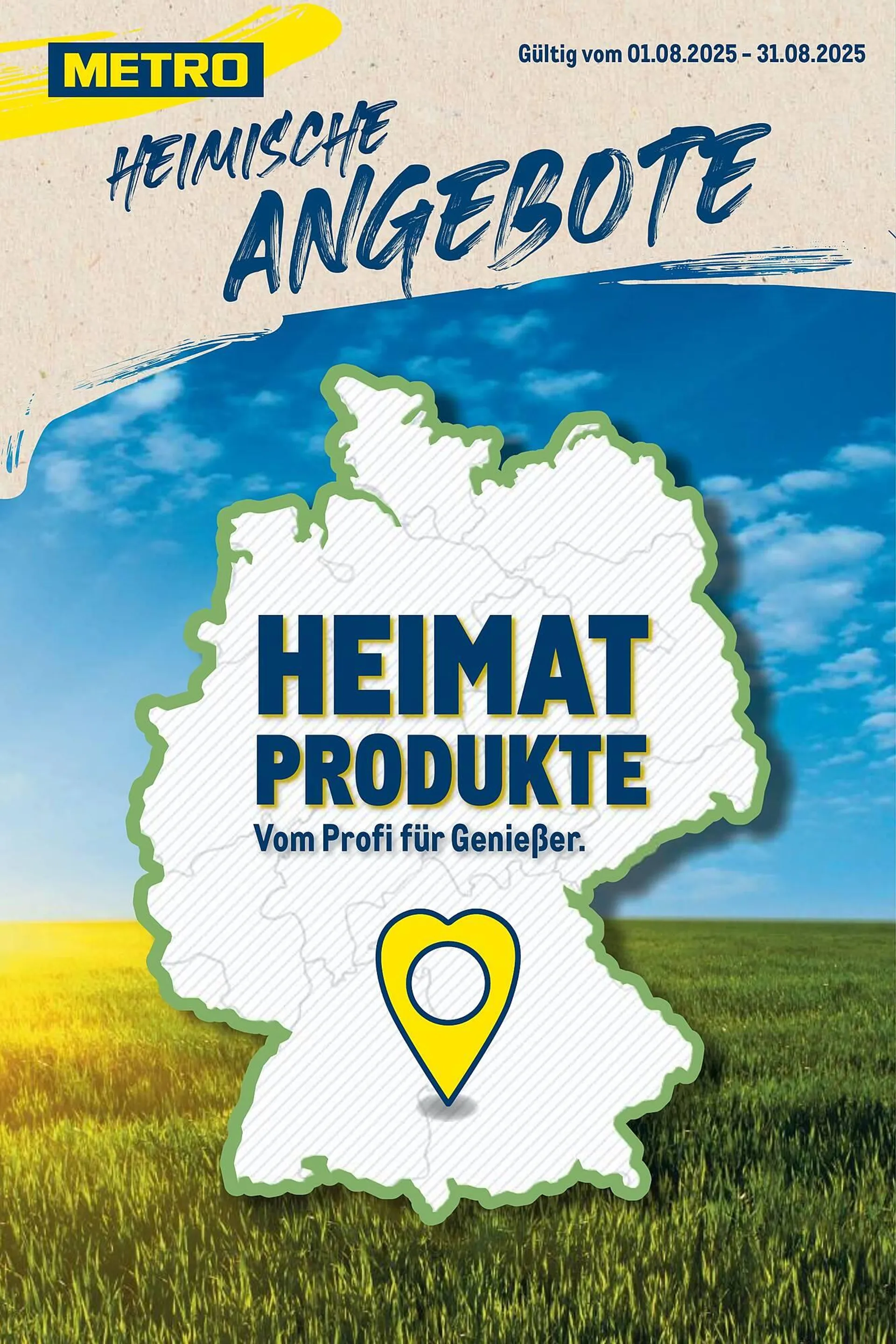 METRO Prospekt von 1. August bis 31. August 2025 - Prospekt seite 1