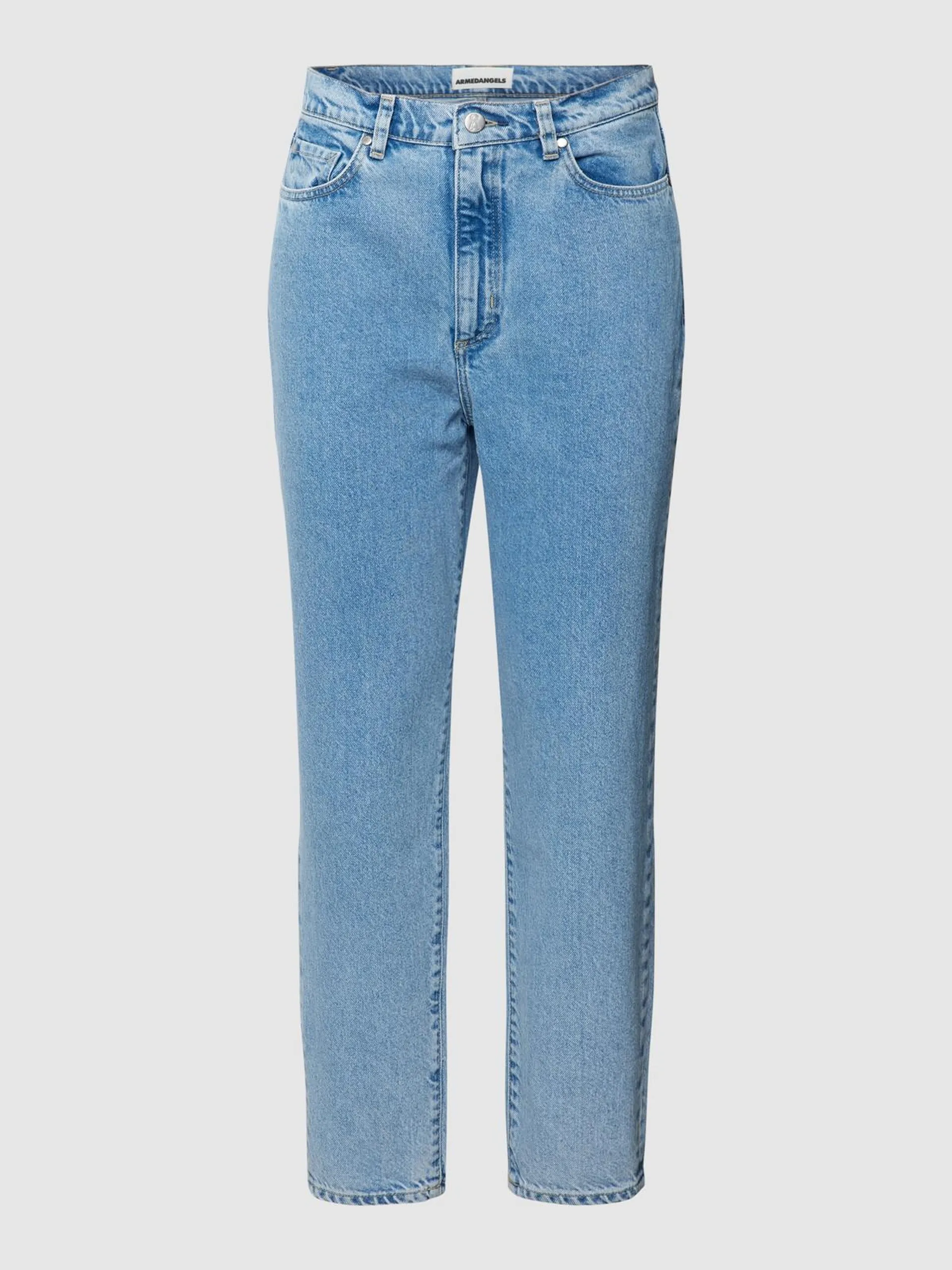 Loose Fit Jeans mit Kontrastnähten Modell 'MAIRAA' in jeansblau