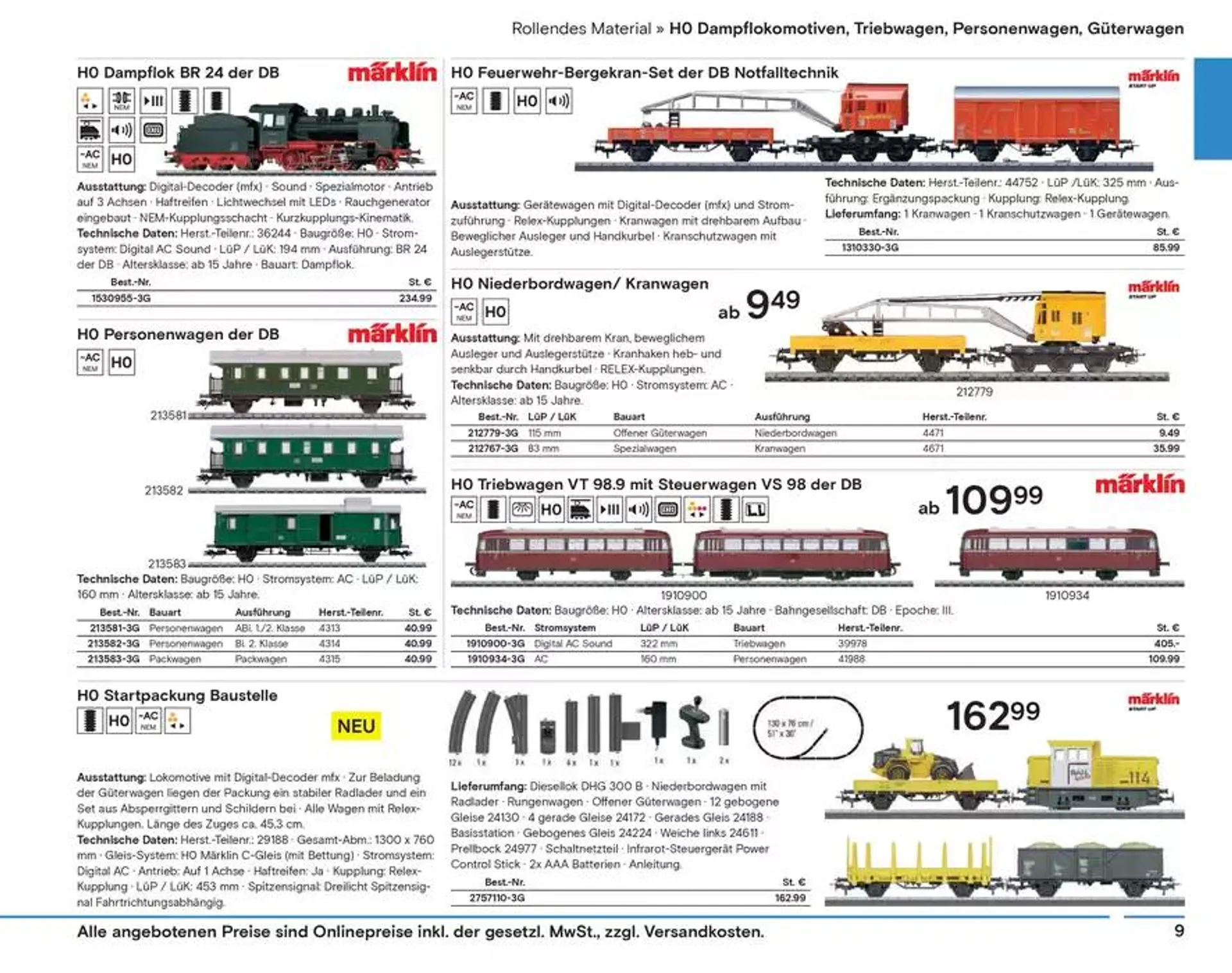 Modellbahn Katalog von 29. Oktober bis 31. Dezember 2025 - Prospekt seite 11