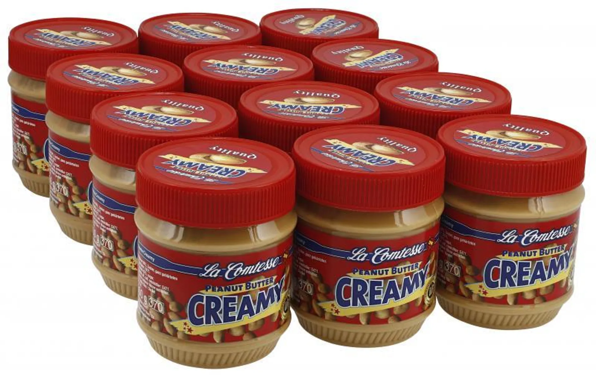 La Comtesse Peanut Butter creamy 12 x 0,35 kg