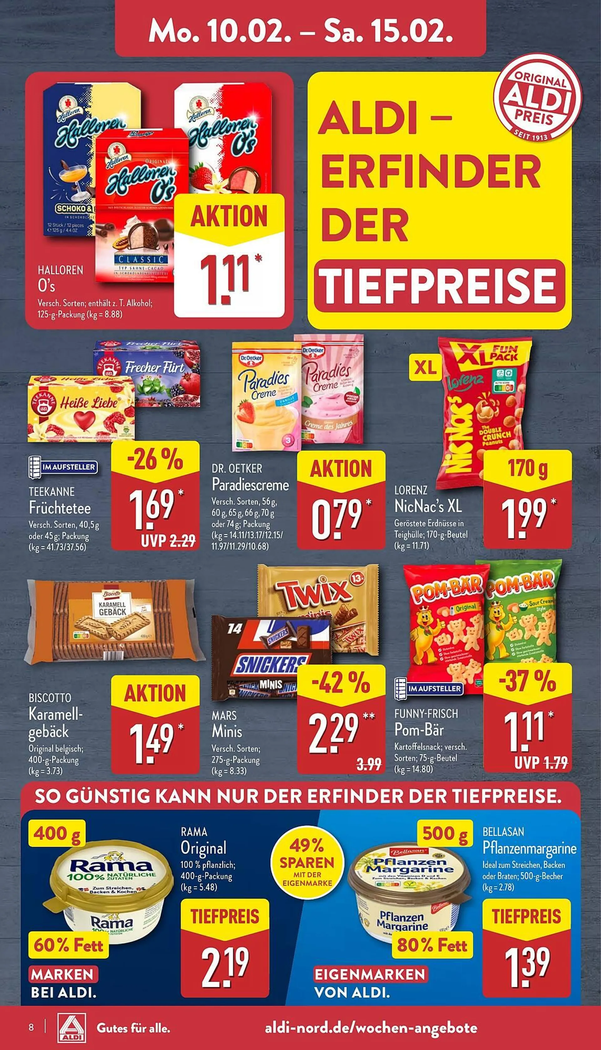 Aldi Nord Prospekt von 10. Februar bis 15. Februar 2025 - Prospekt seite 8