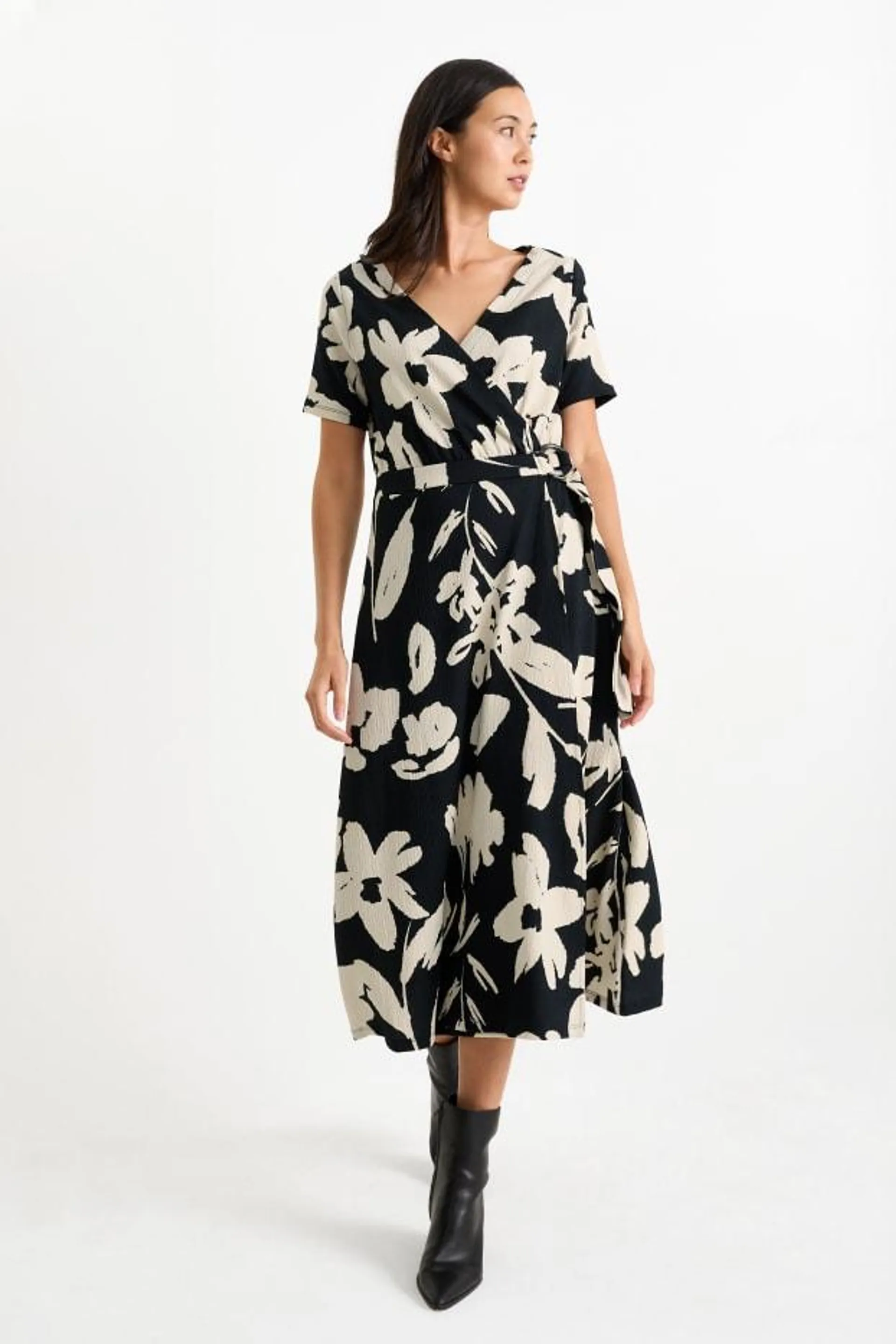 Wrap dress - floral