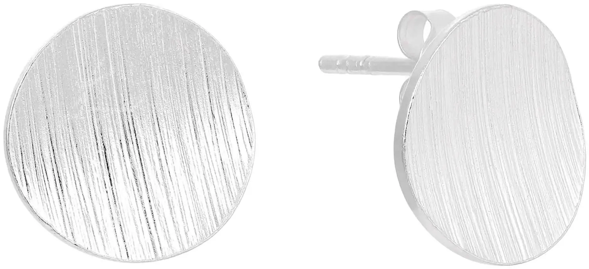 Ohrstecker – Plain Silver