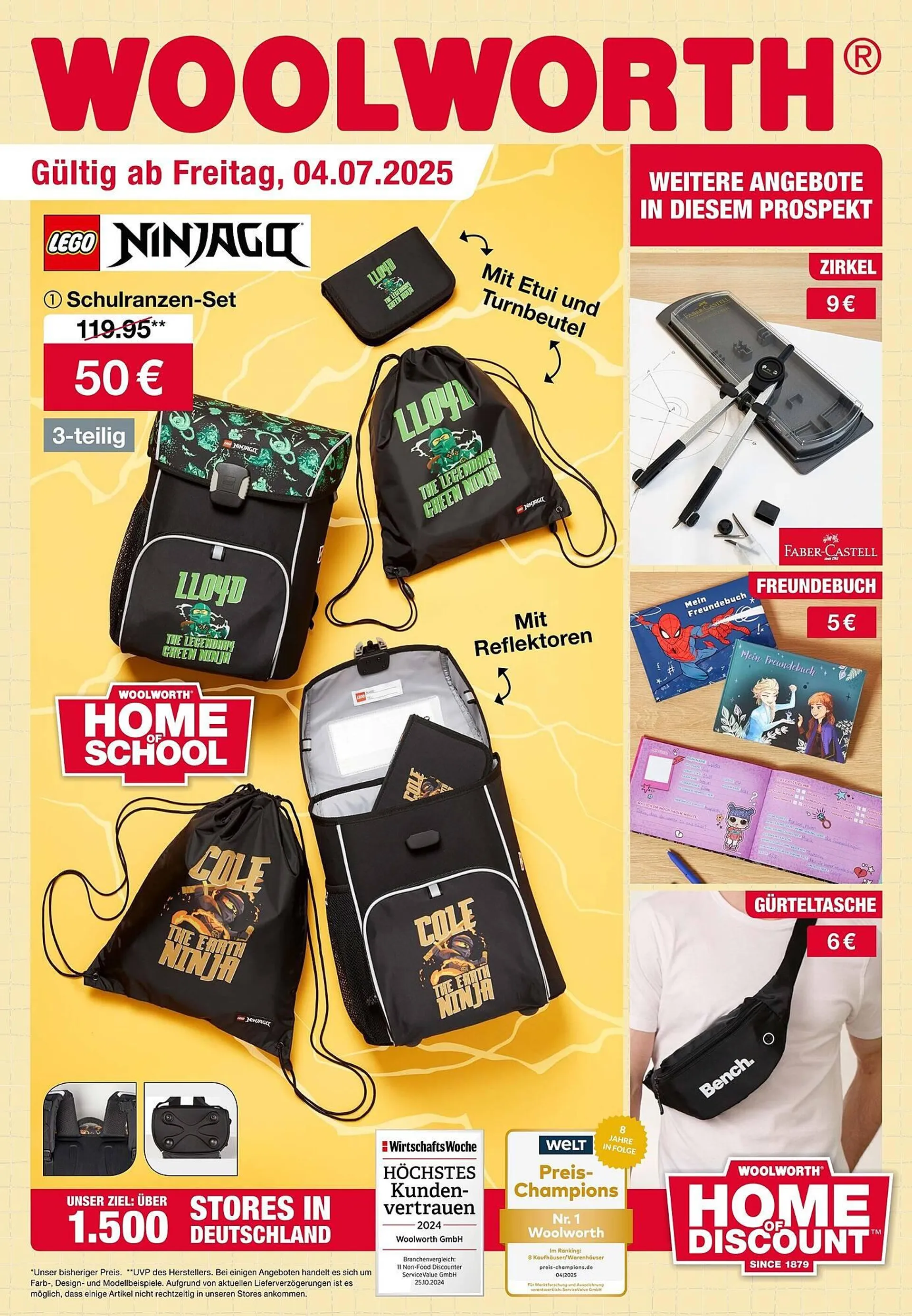 Woolworth Prospekt von 4. Juli bis 14. Juli 2025 - Prospekt seite 1
