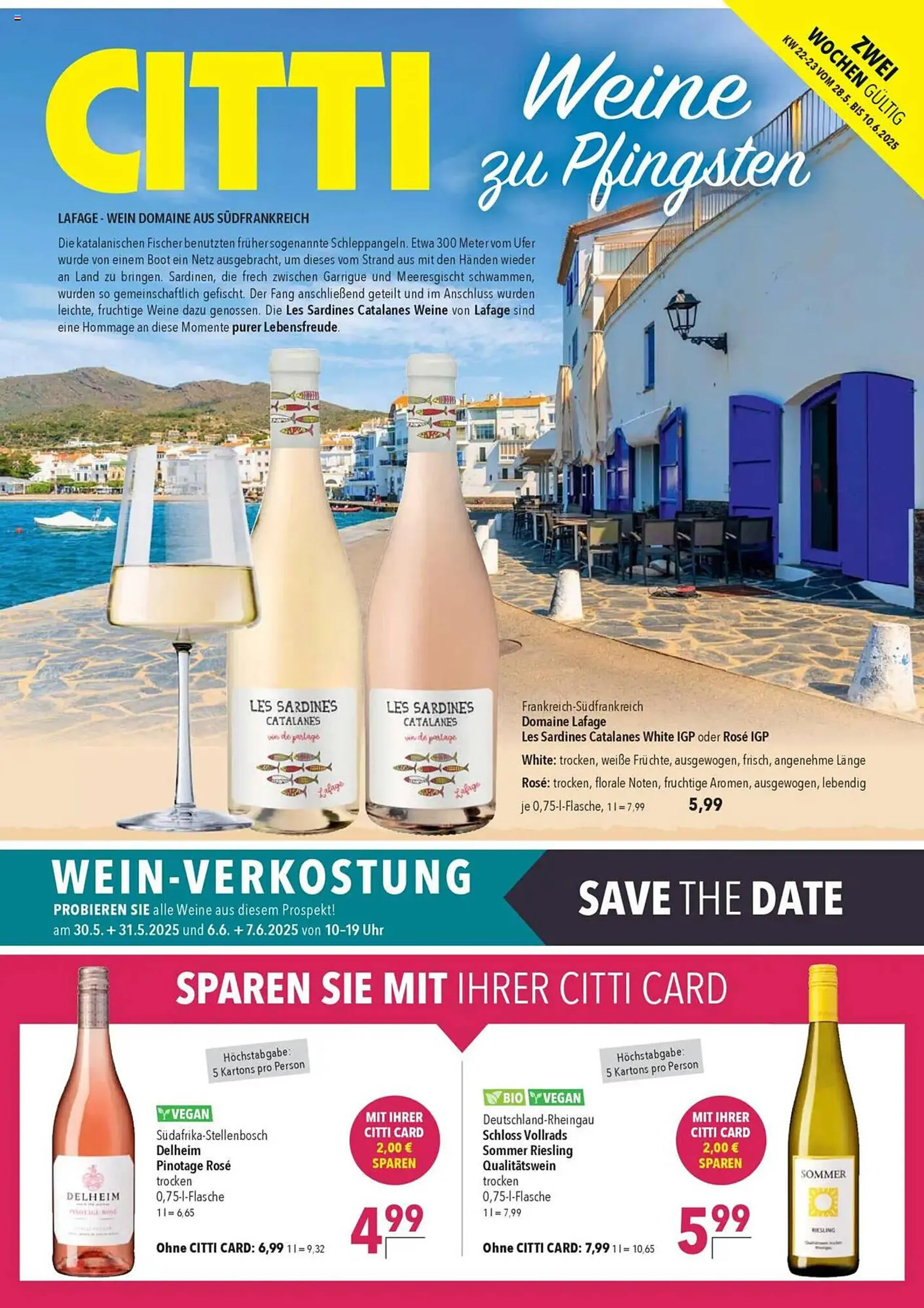 CITTI Markt Prospekt von 28. Mai bis 10. Juni 2025 - Prospekt seite 1
