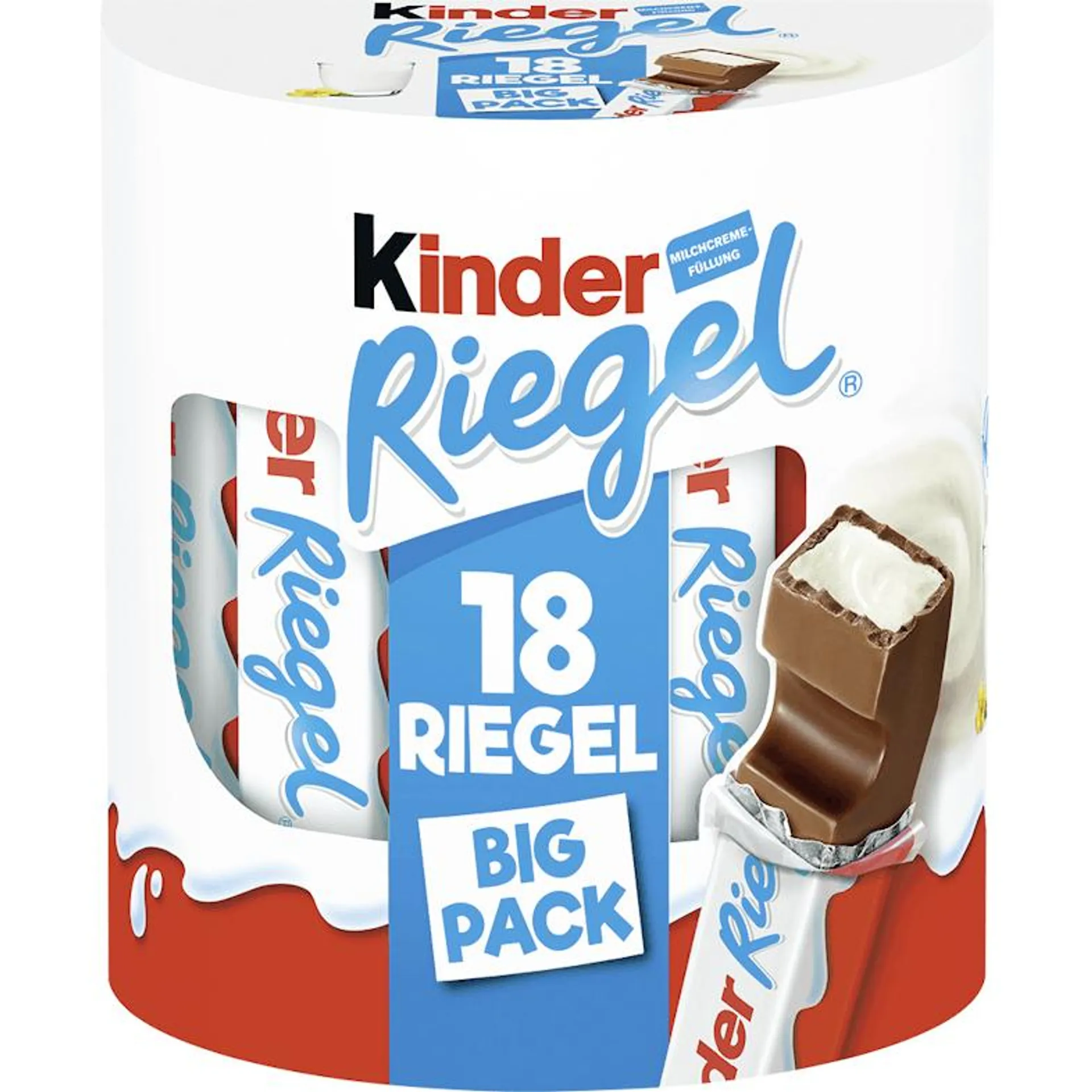 Kinder Schokoladenriegel 18 Riegel (378 g)