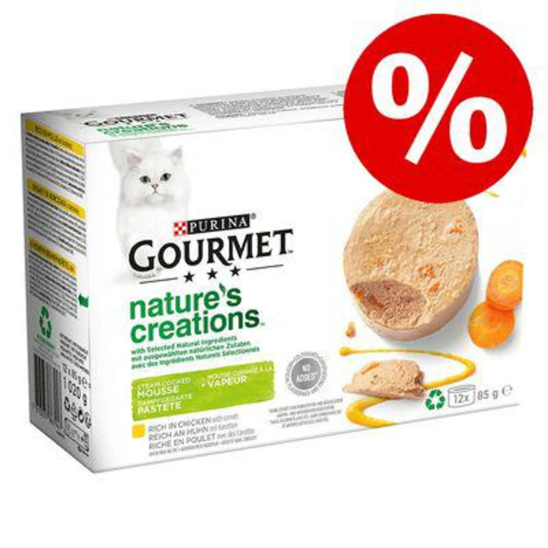 24 x 85 g Gourmet Nature's Creations zum Sonderpreis!