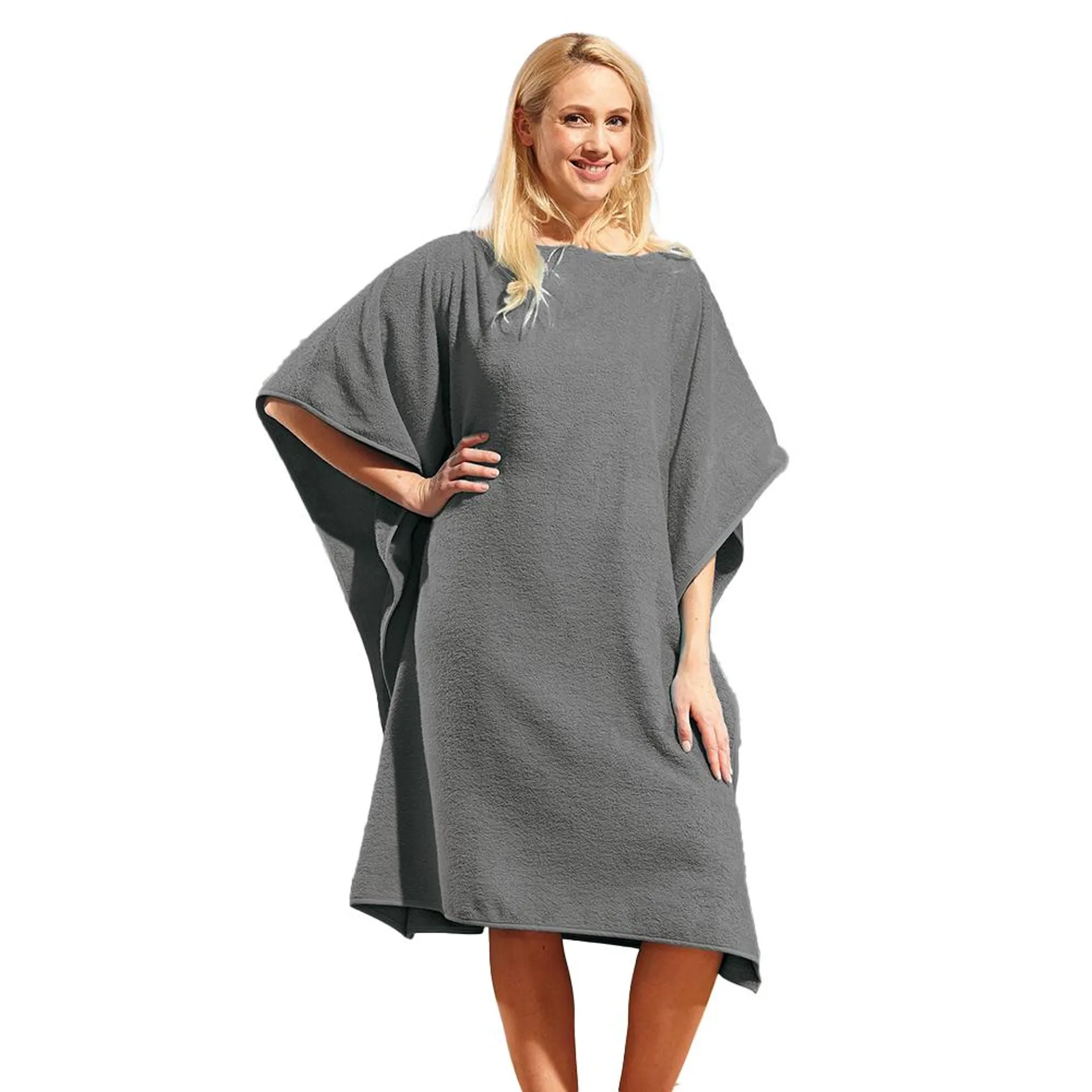 XL-Badetuch- Poncho 2 in 1