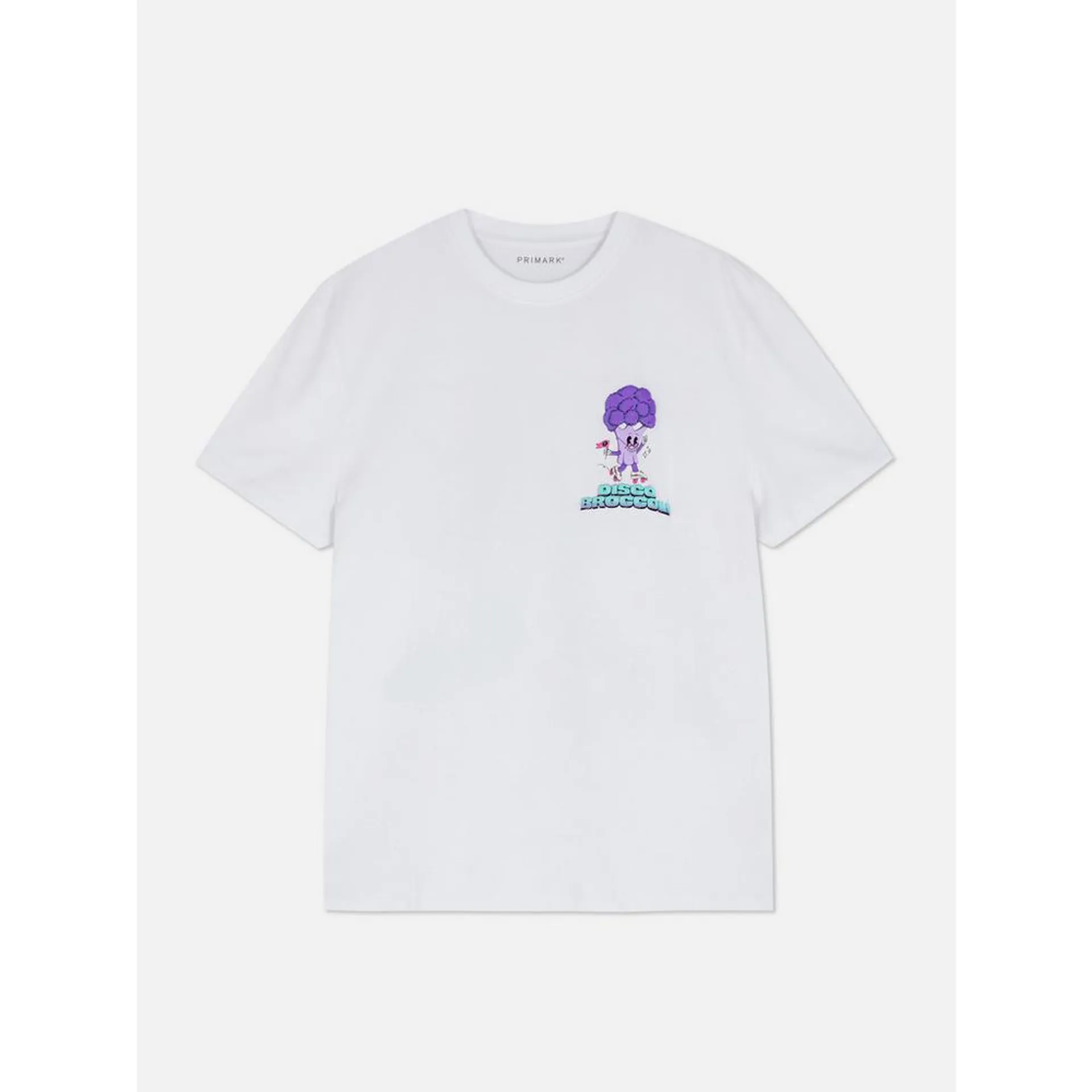 T-Shirt mit Print „Disco Broccoli“