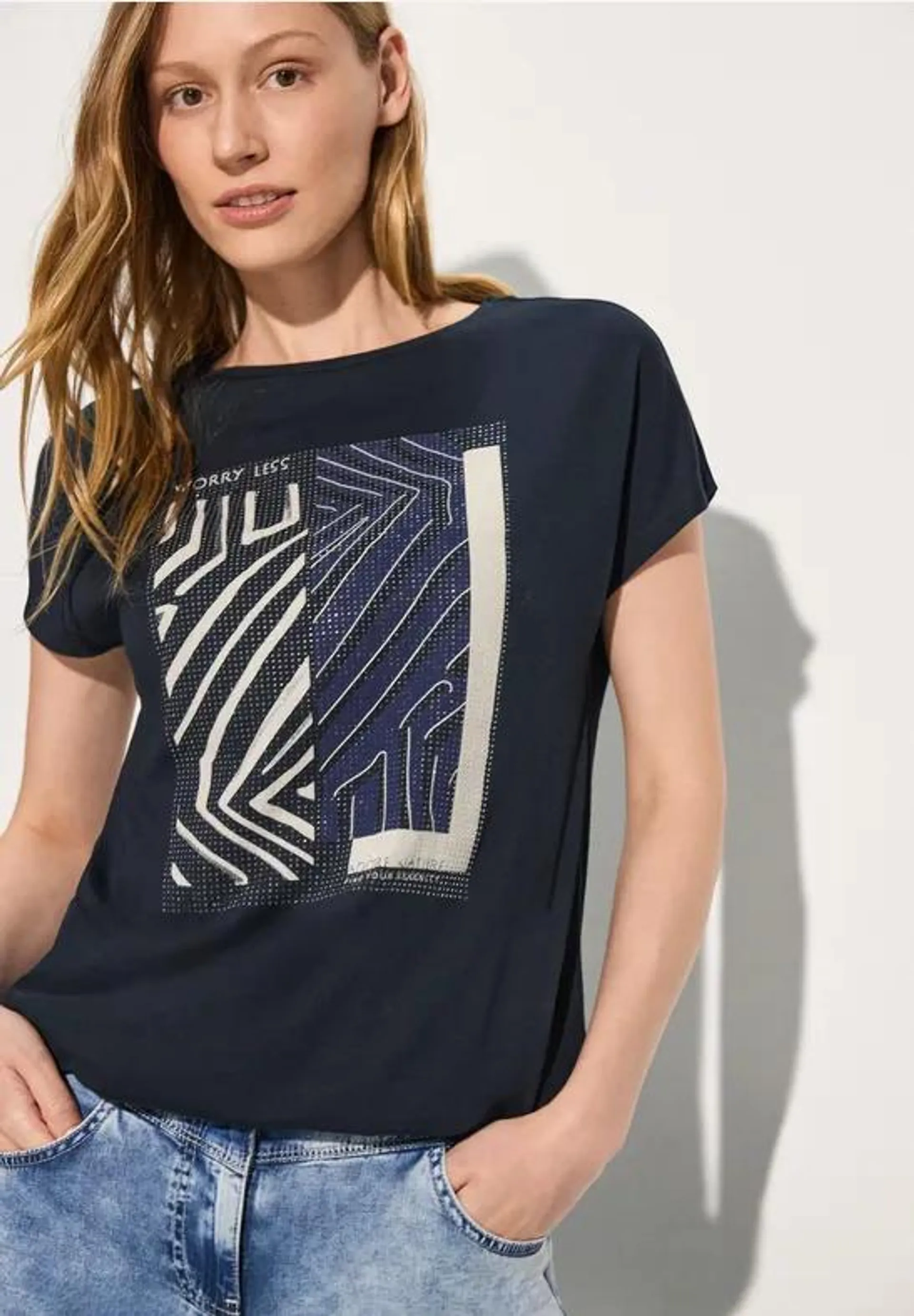 T-Shirt mit Frontprint